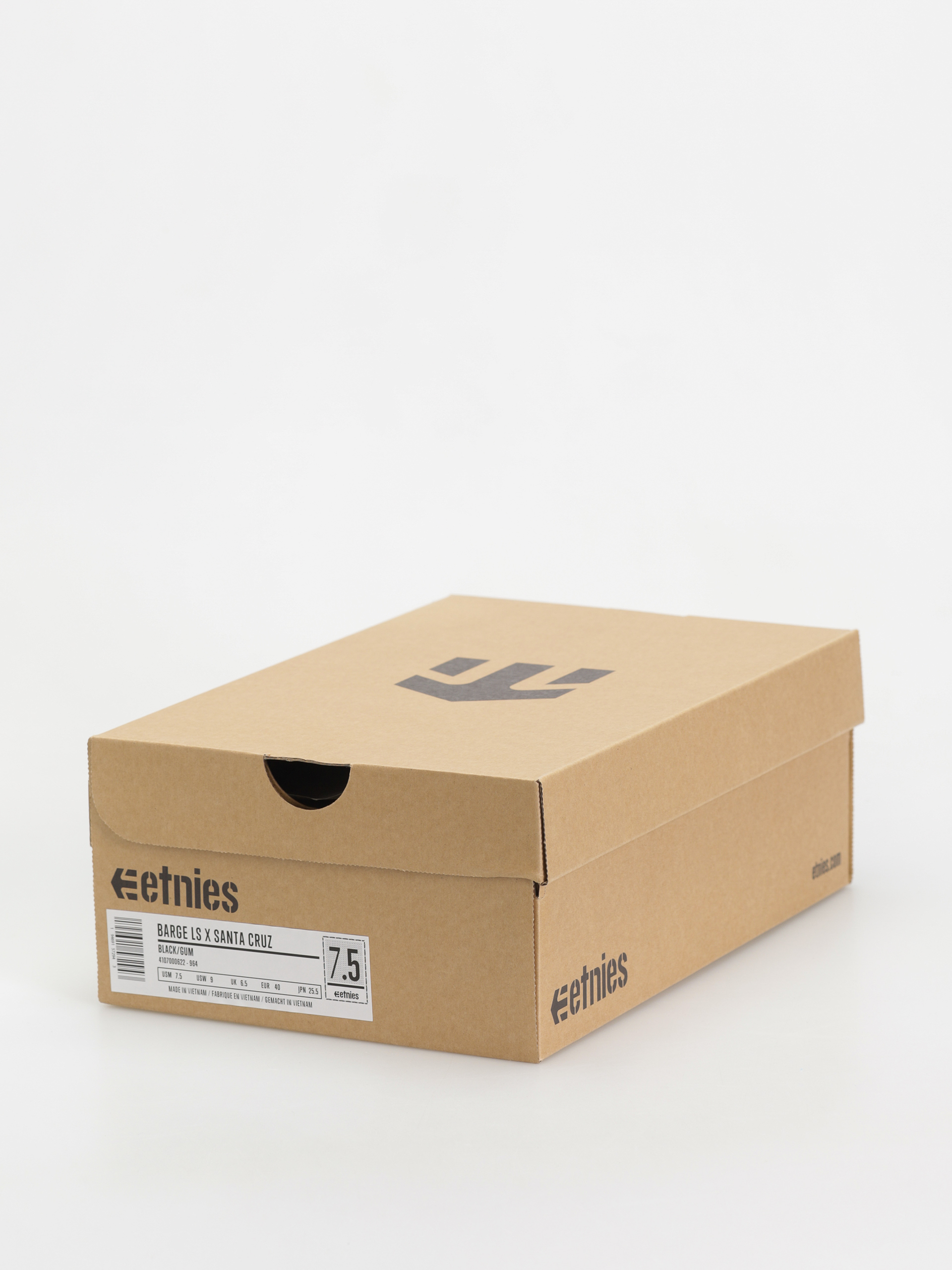 Etnies Shoes Barge Ls X Santa Cruz (black/gum)