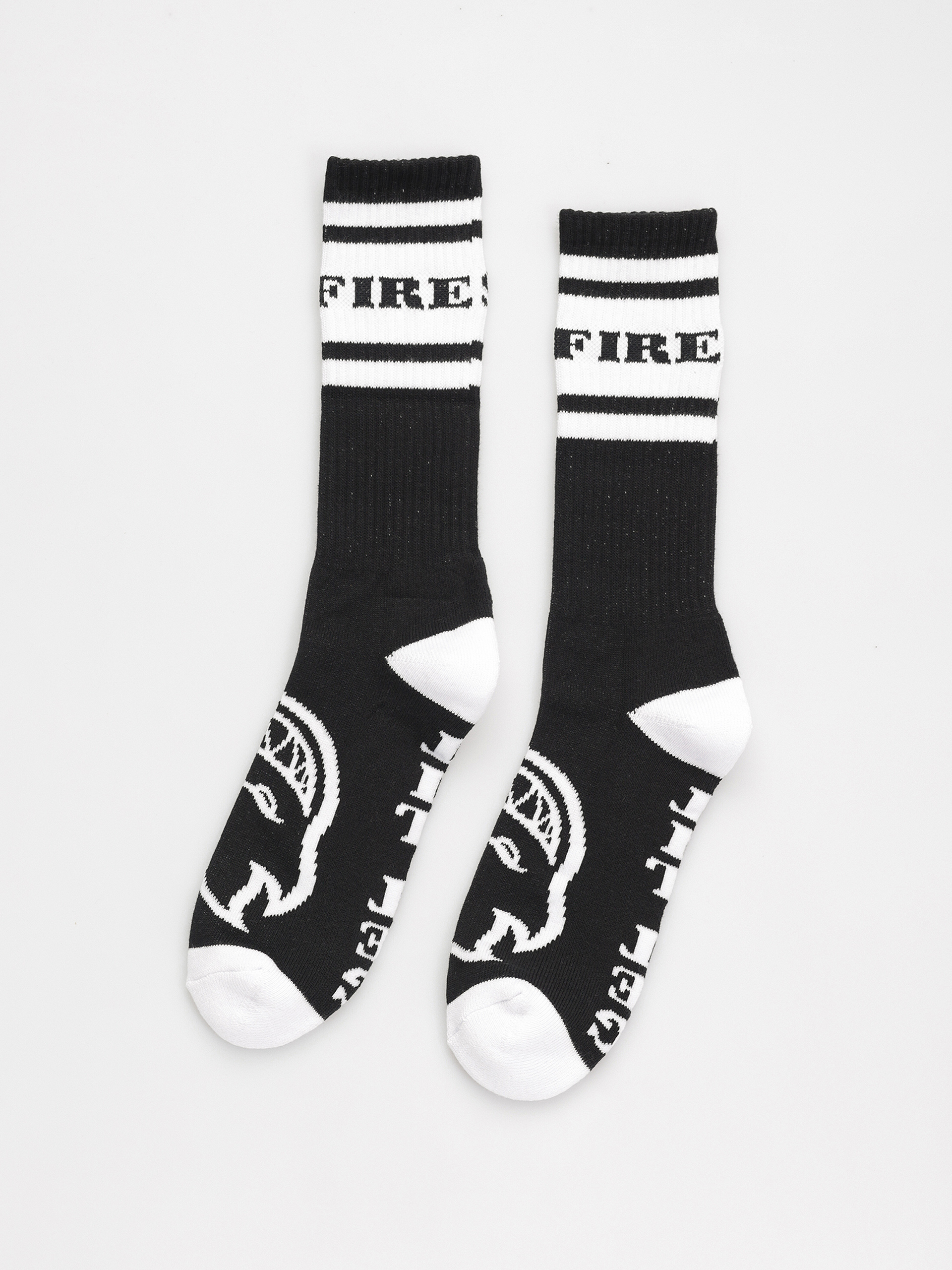 Black Fire Black and White Sockamoccs