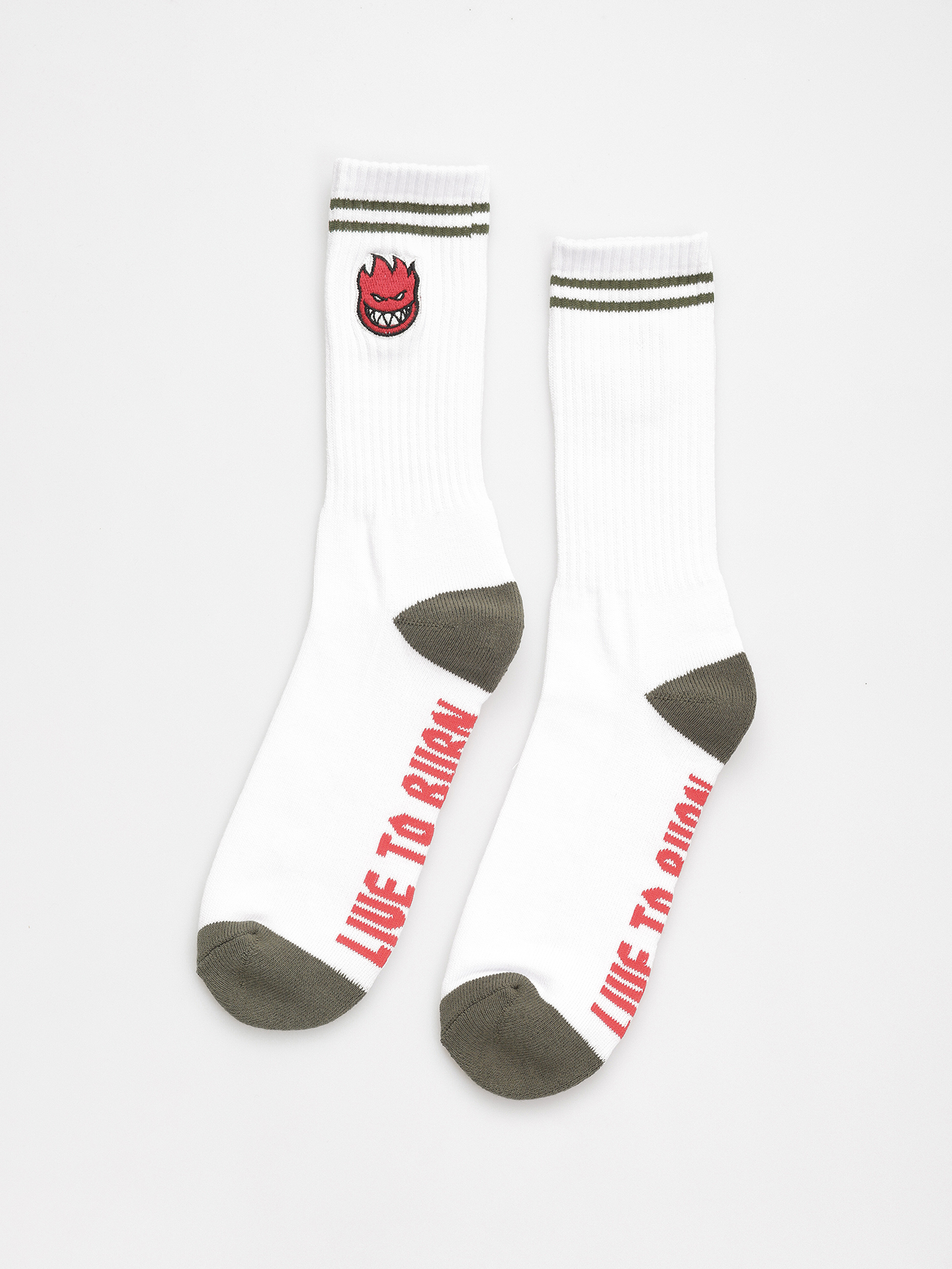 Spitfire Bh Fill Emb Socken (white/olive/red)