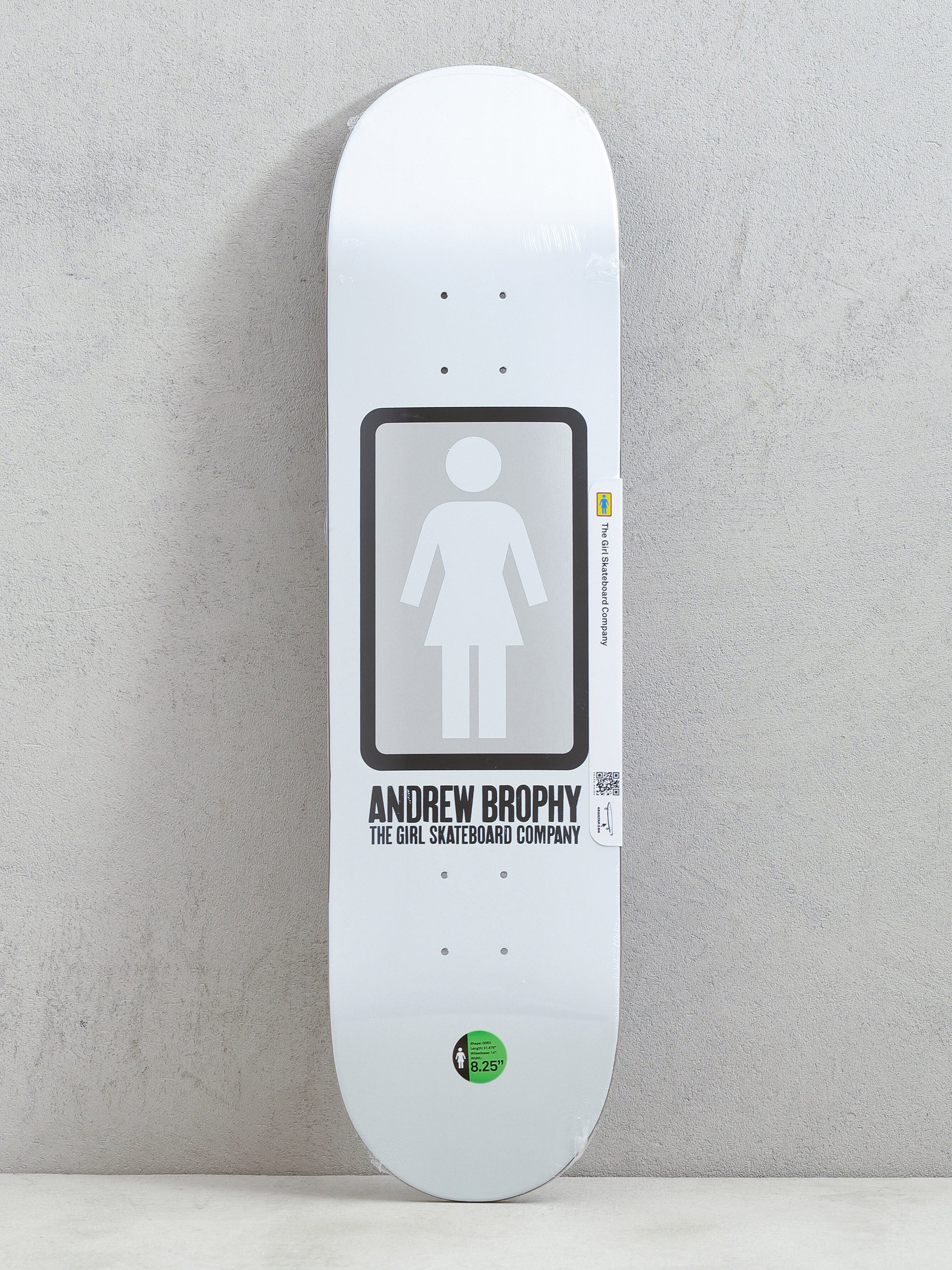 Girl Skateboard Deck Brophy Og (white/black)