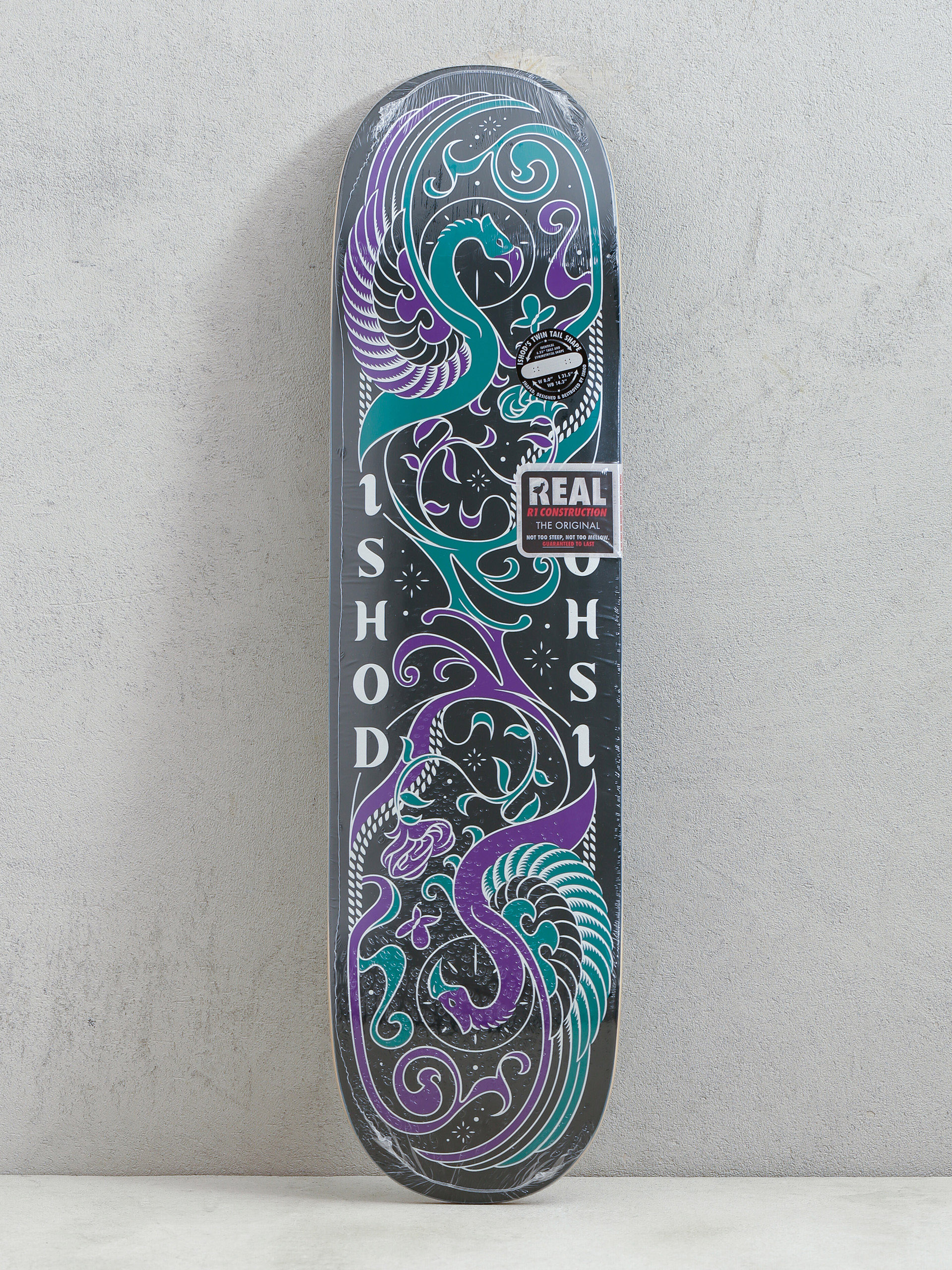 Real Ishod Illuminatd Deck (black/purple/teal)