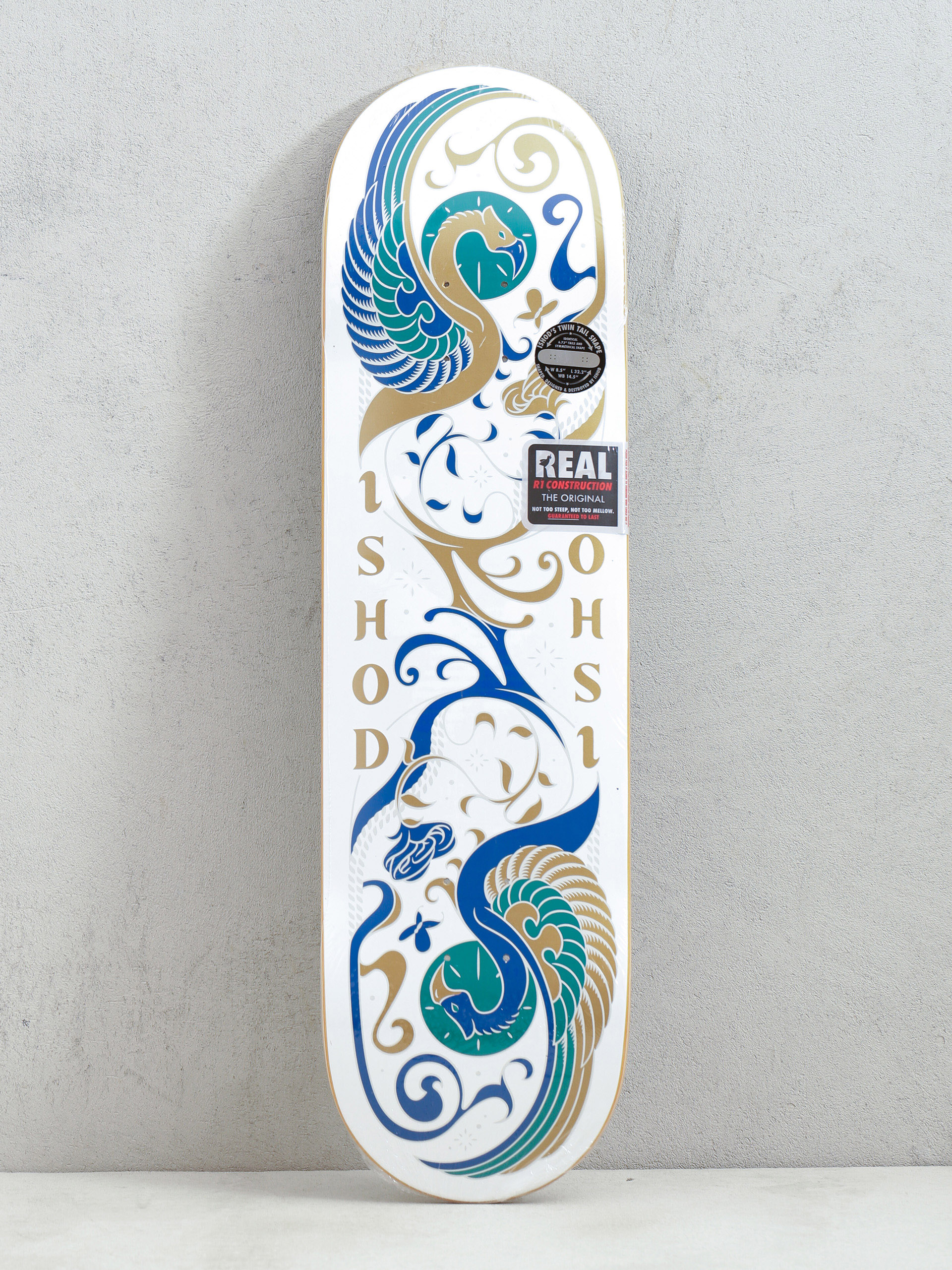 Real Ishod Illuminatd Deck (white/navy/green)