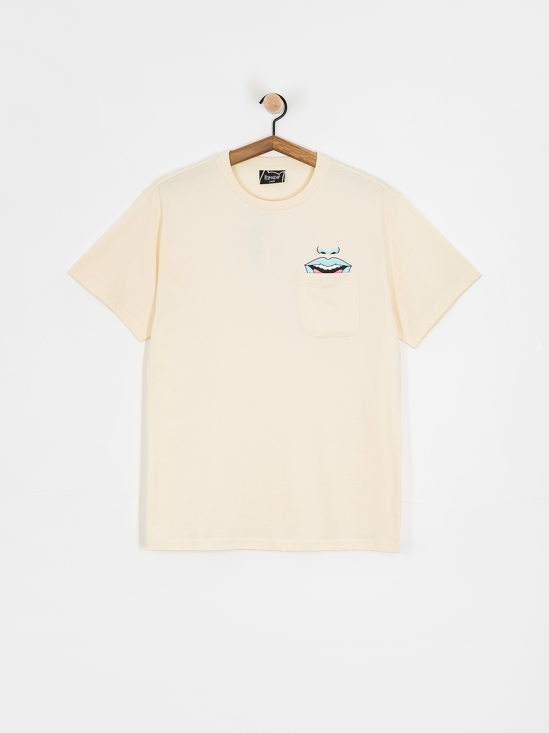 RipNDip T-Shirt Take Your Meds Pocket (natural)