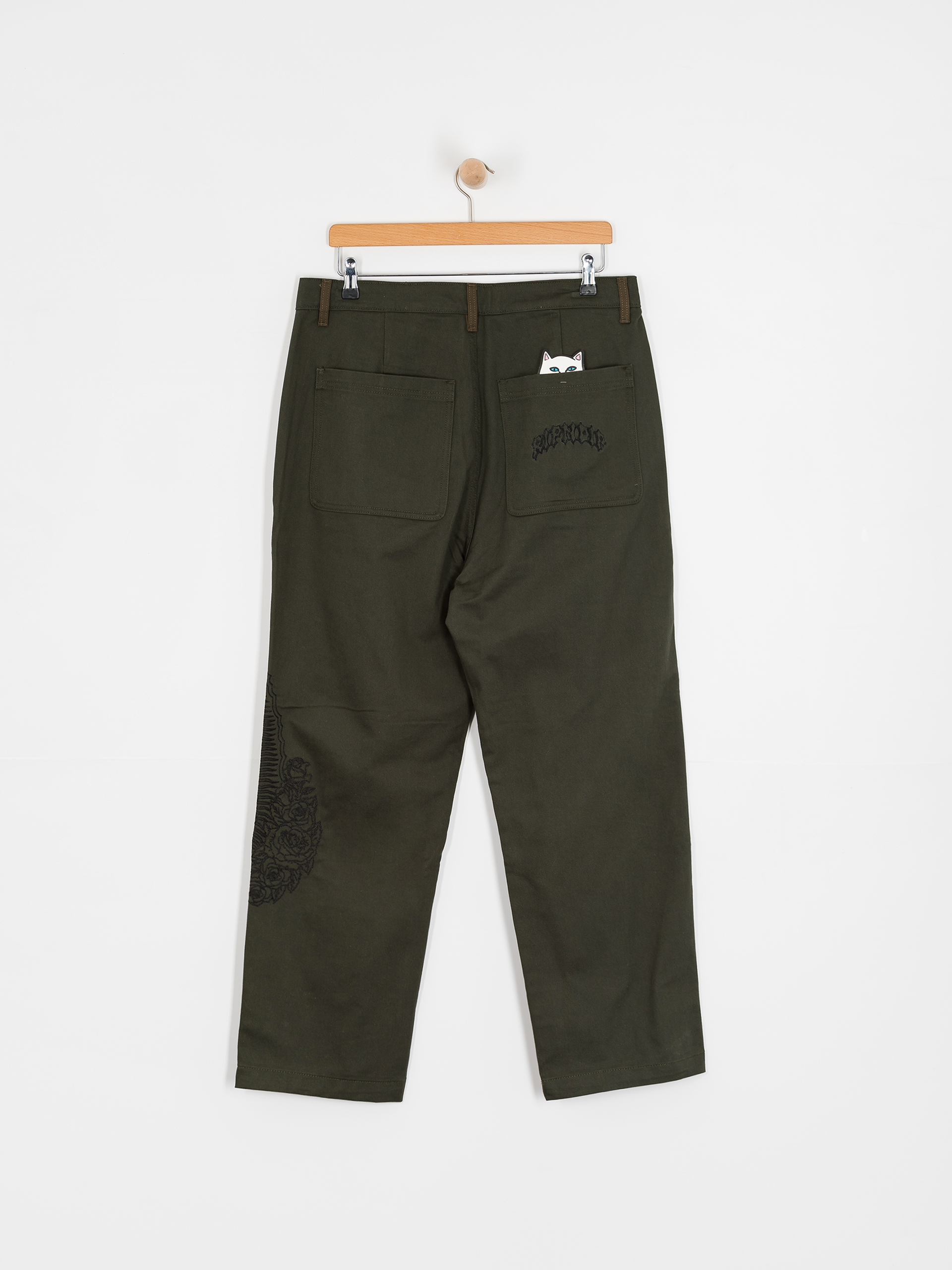 RipNDip Hose Mother Nerm Twill (dark olive)