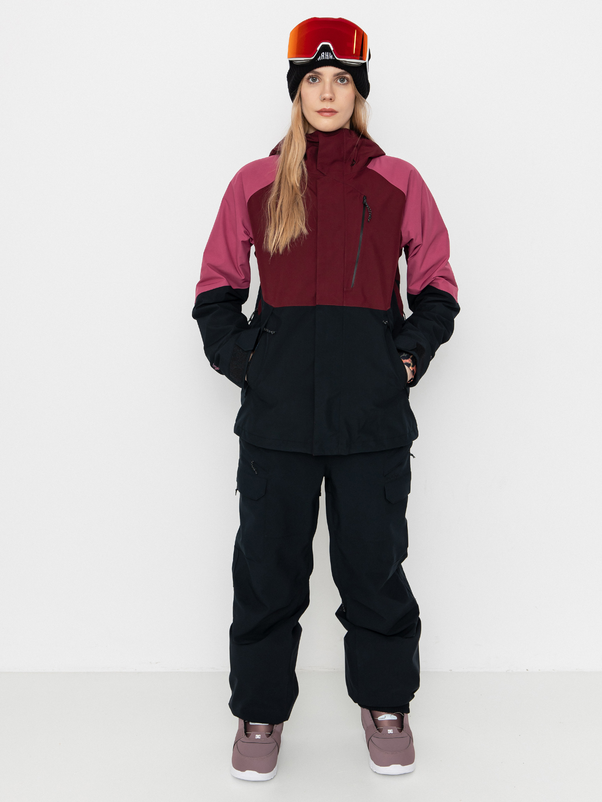 Volcom V.Co Aris Ins Gore Wmn Snowboard Jacke (burgundy)