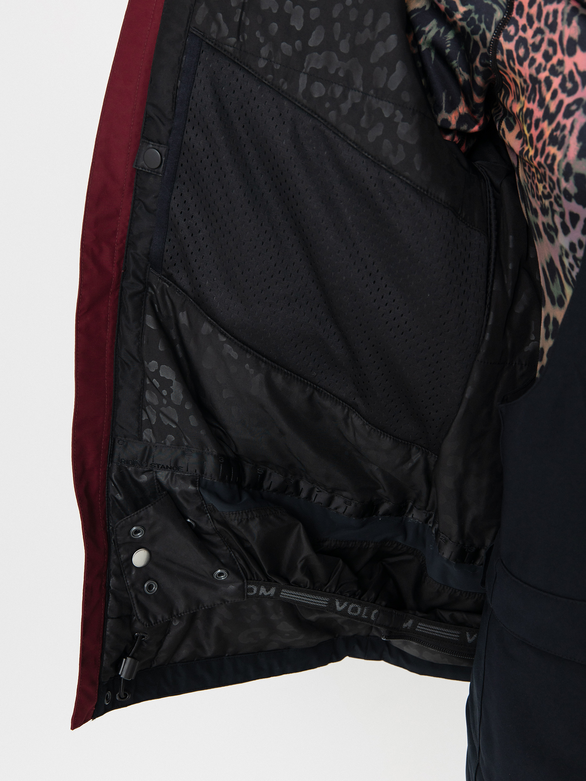 Womens Volcom V.Co Aris Ins Gore Snowboard jacket (burgundy)