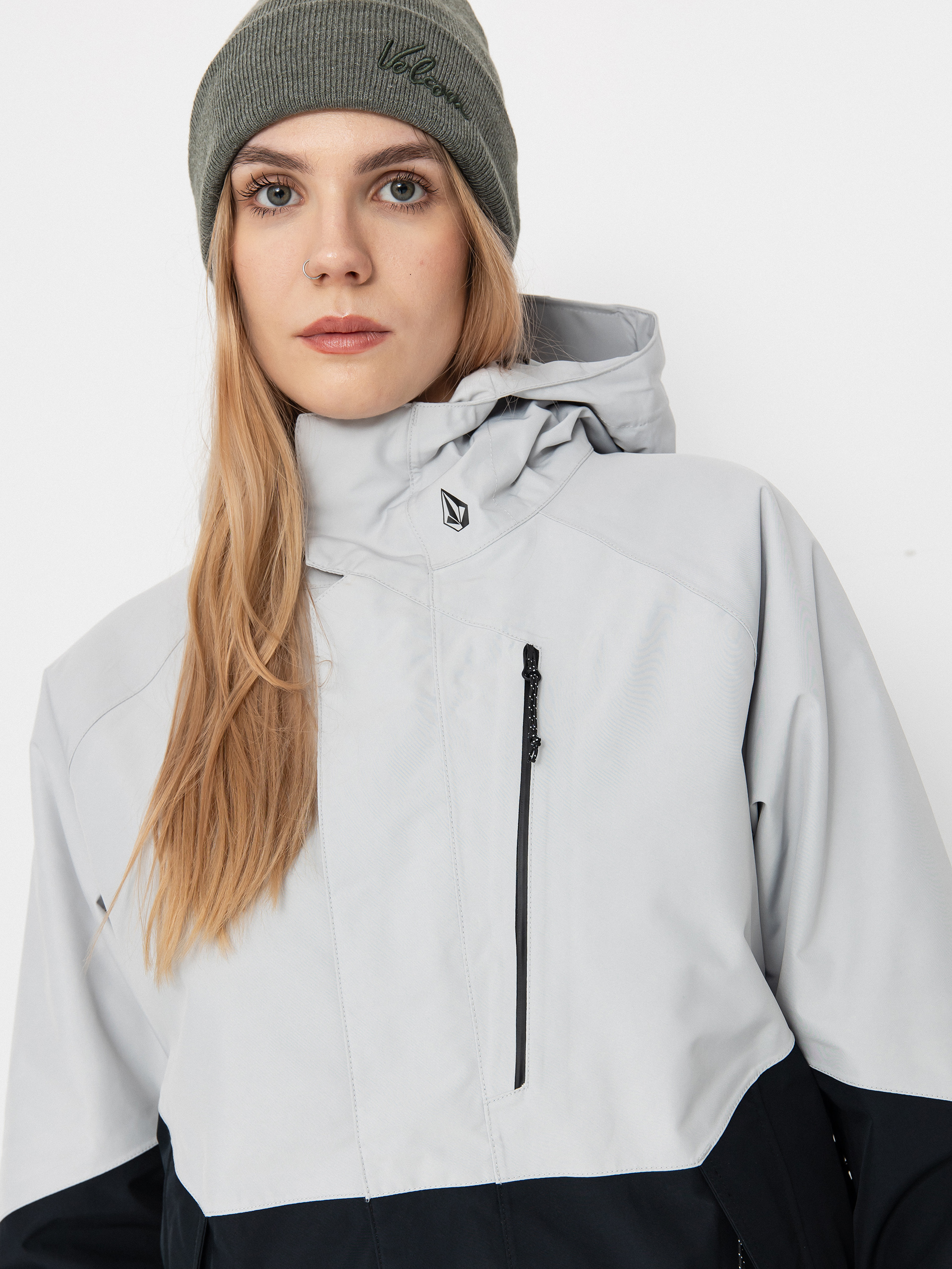 Damen Volcom V.Co Aris Ins Gore Snowboard Jacke (cloud grey)