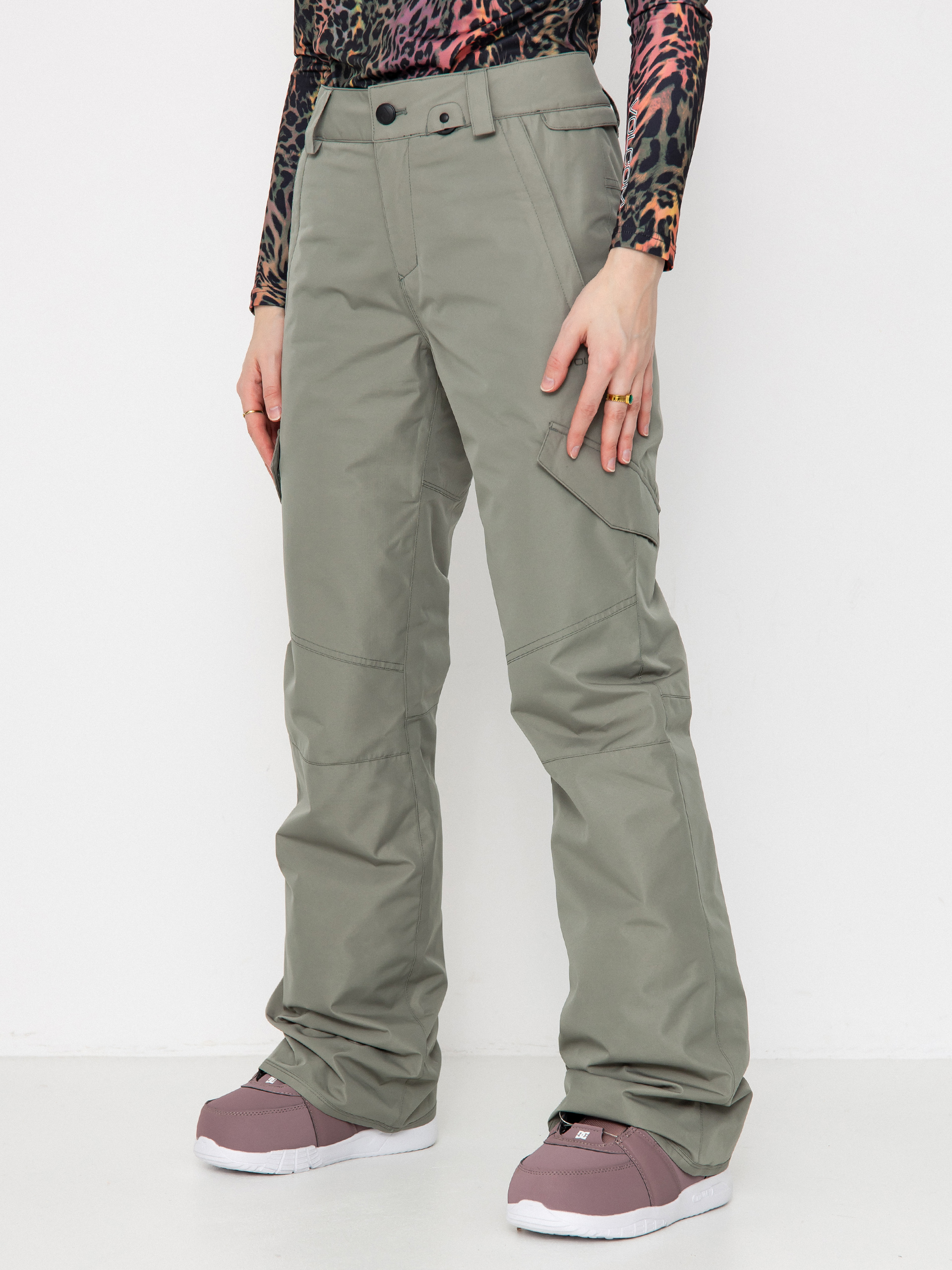 Womens Volcom Bridger Ins Snowboard pants (lichen green)
