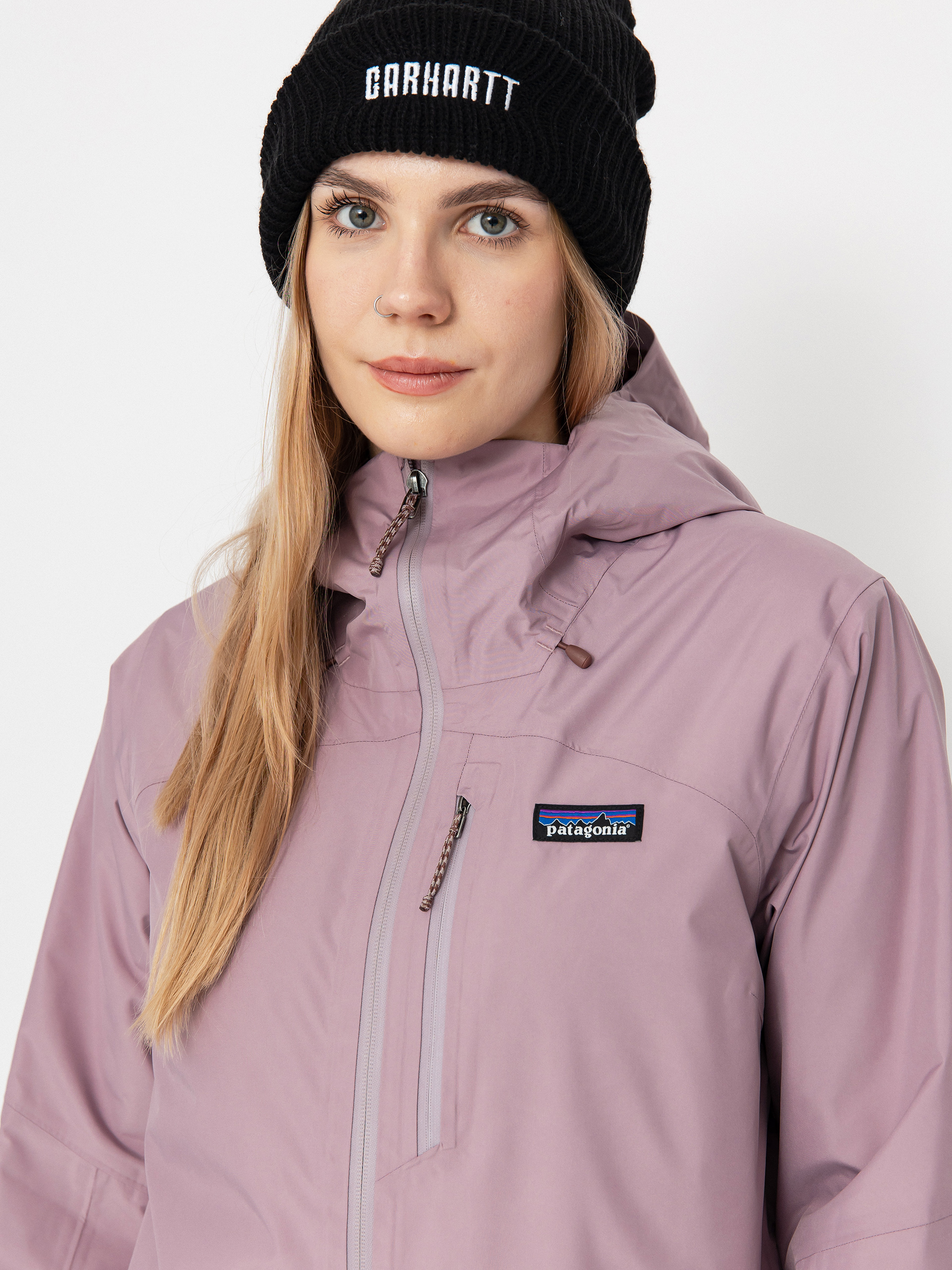 Womens Patagonia Insulated Powder Town Jacket (stormy mauve)