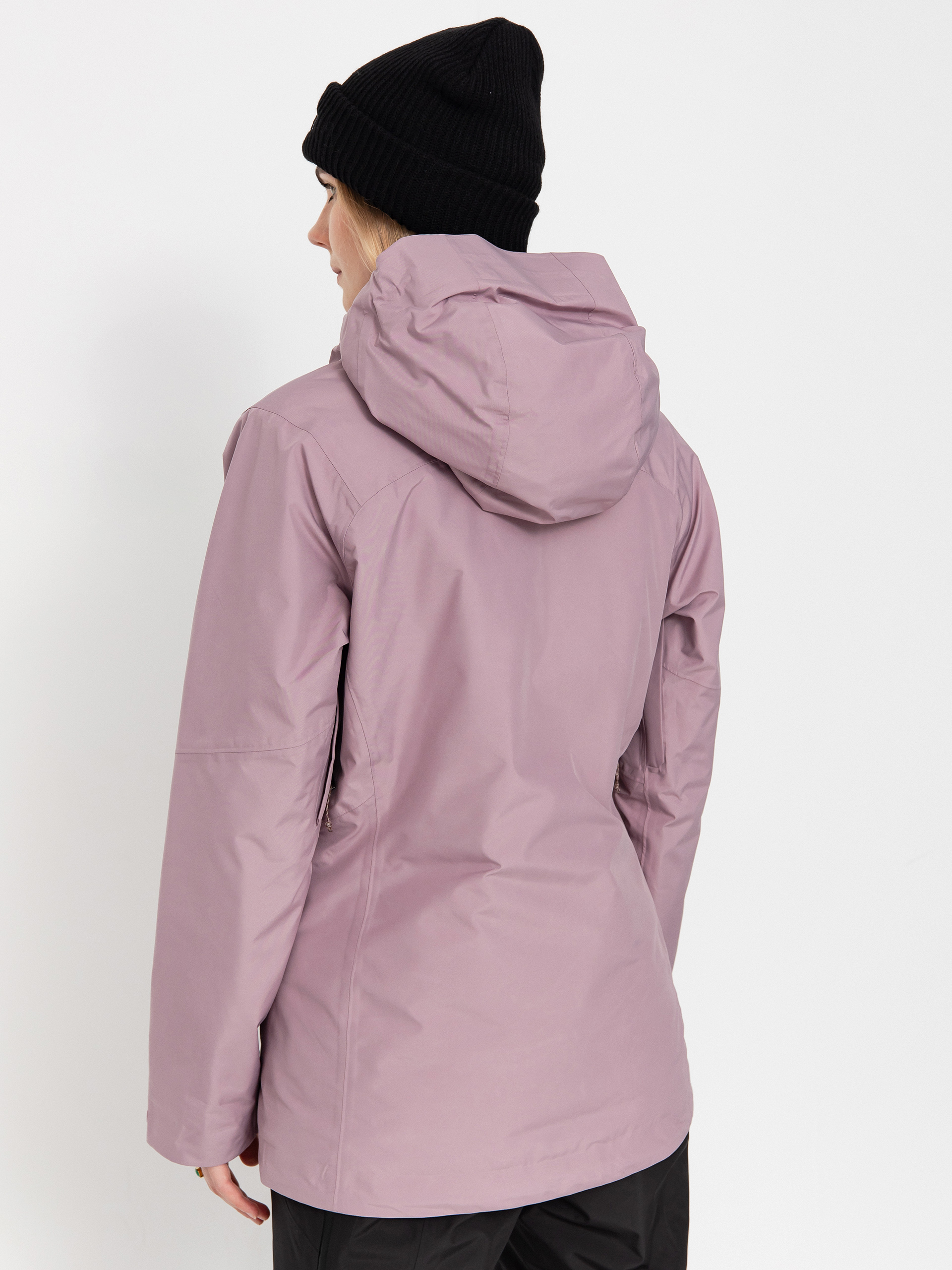 Womens Patagonia Insulated Powder Town Jacket (stormy mauve)