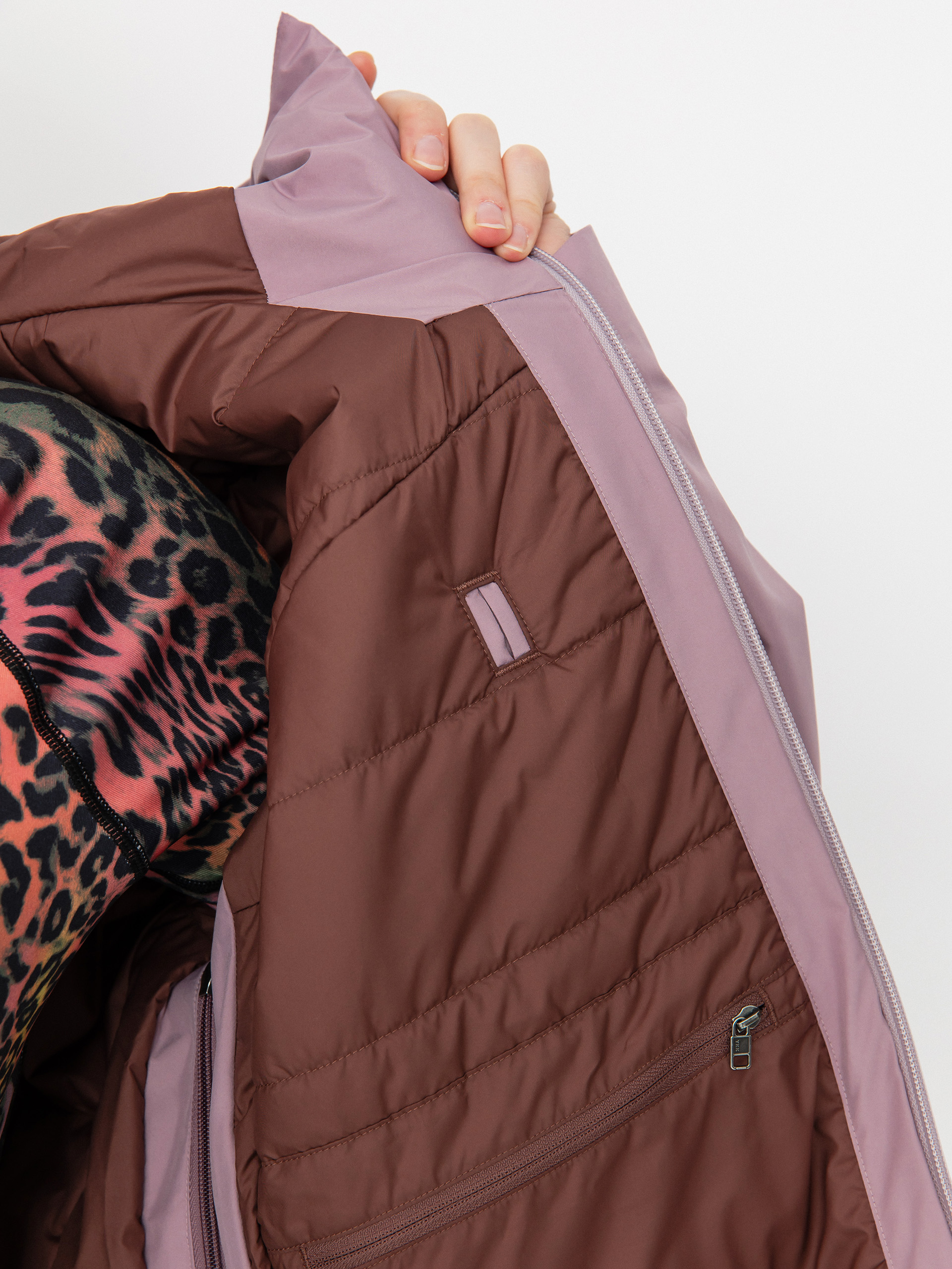 Womens Patagonia Insulated Powder Town Jacket (stormy mauve)