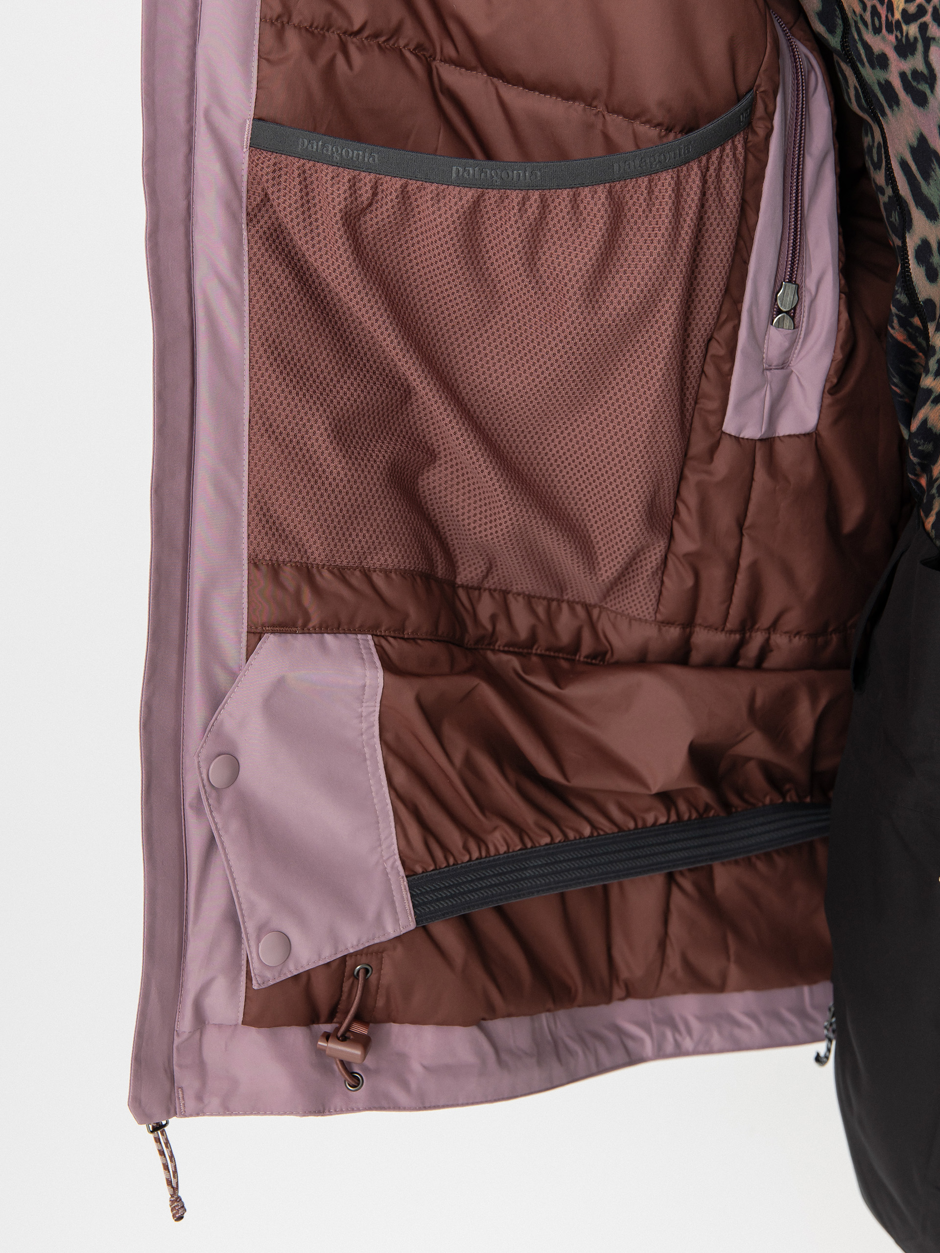 Womens Patagonia Insulated Powder Town Jacket (stormy mauve)