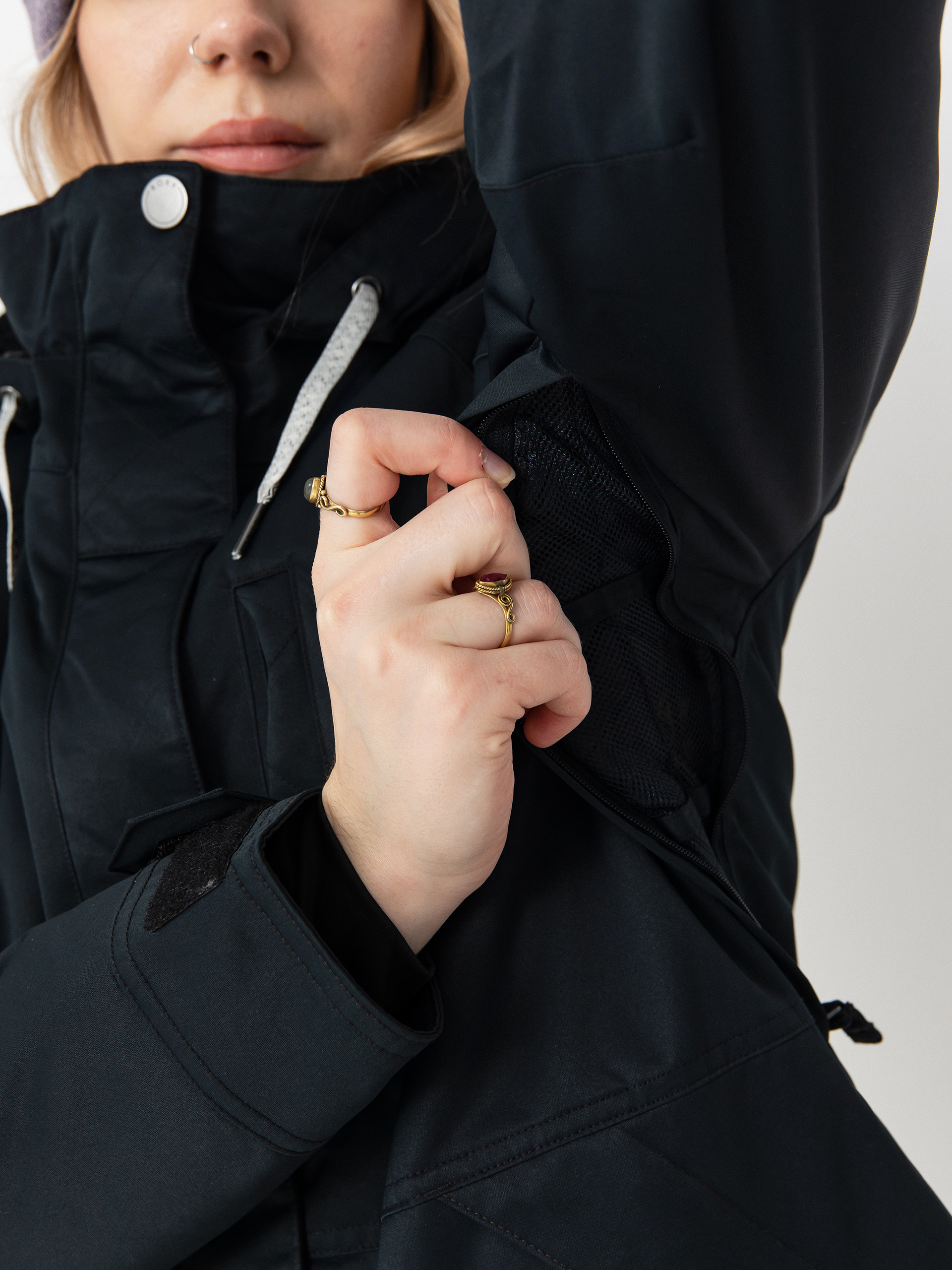 Damen Roxy Billie Snowboard Jacke (true black)