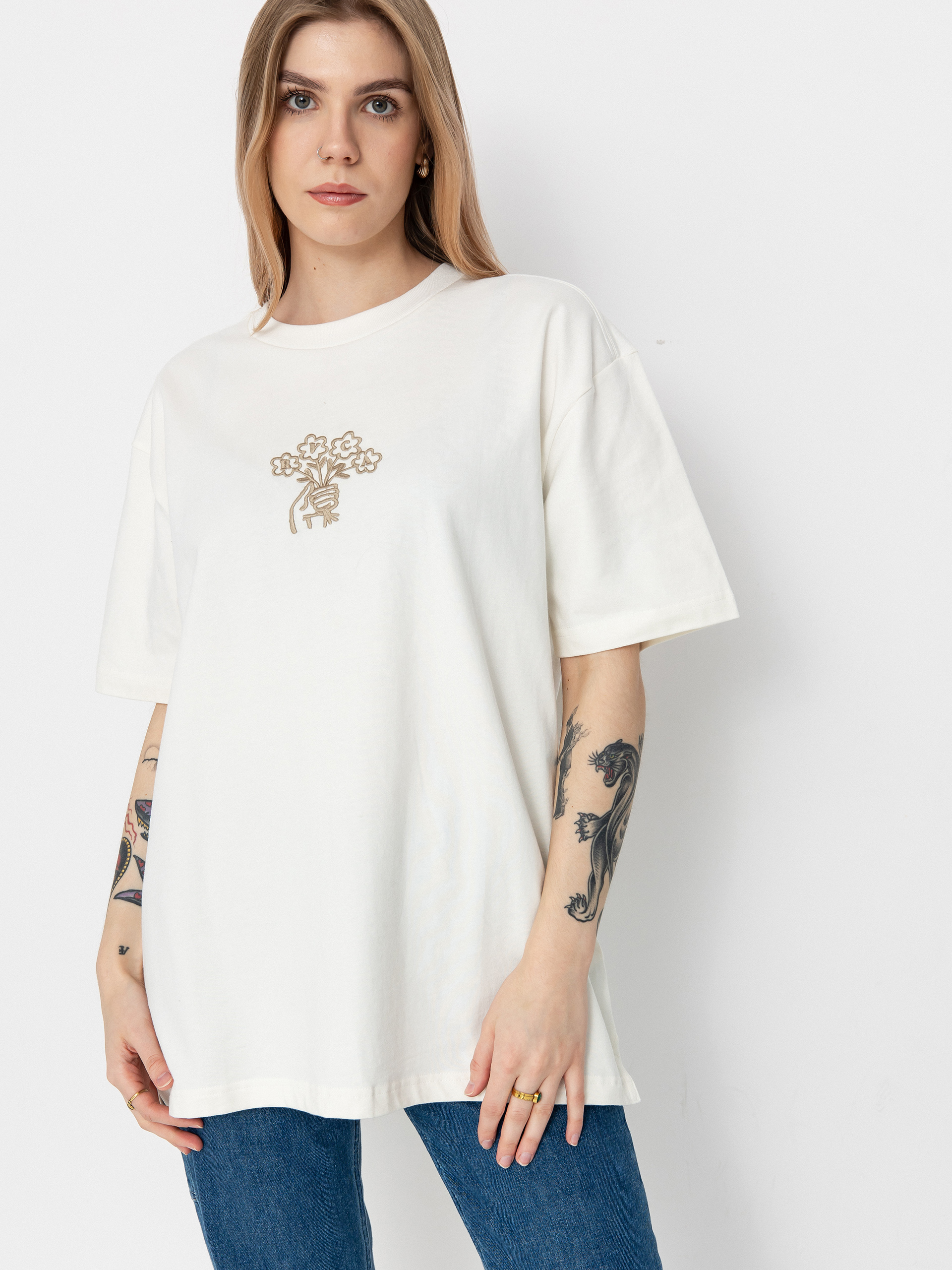 RVCA T-Shirt Thanks For Nothing (salt)