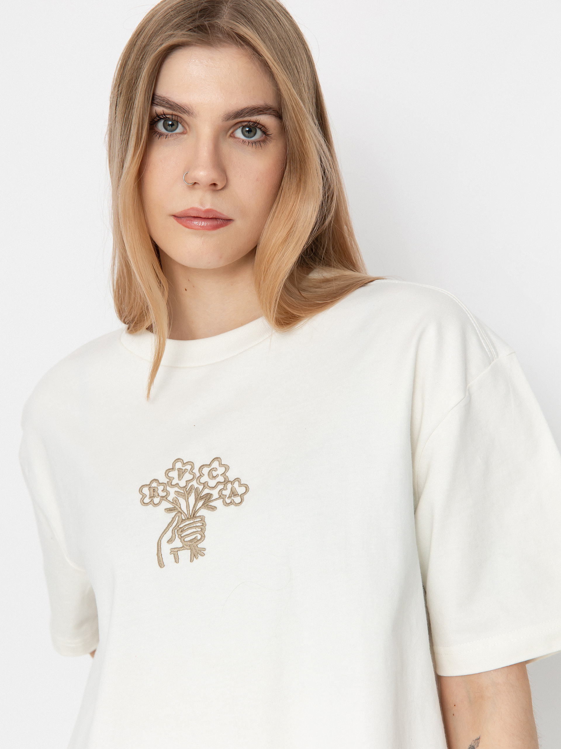 RVCA T-Shirt Thanks For Nothing (salt)