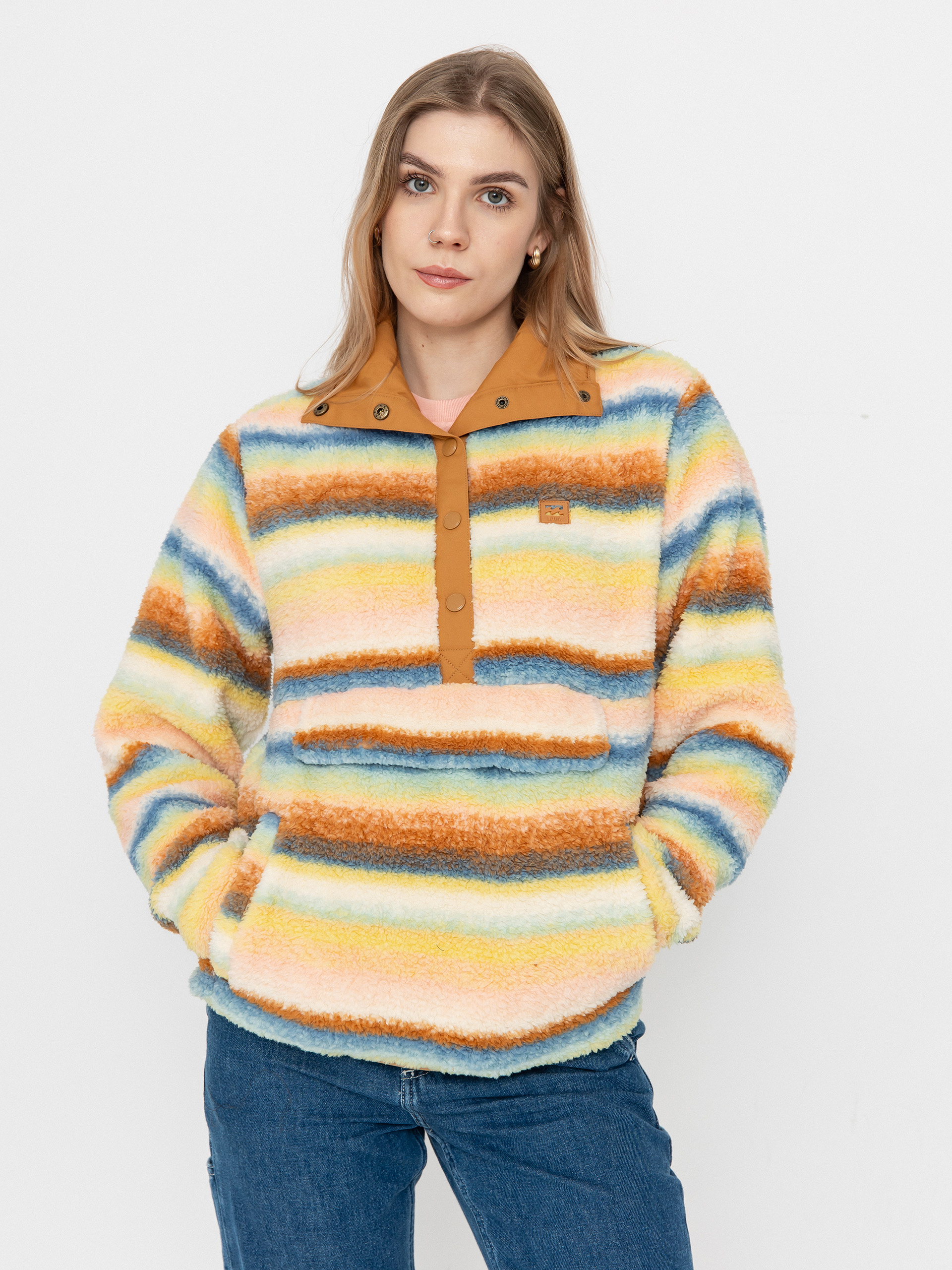 Billabong Switchback Pullover Wmn Fleece - multicolor (blue