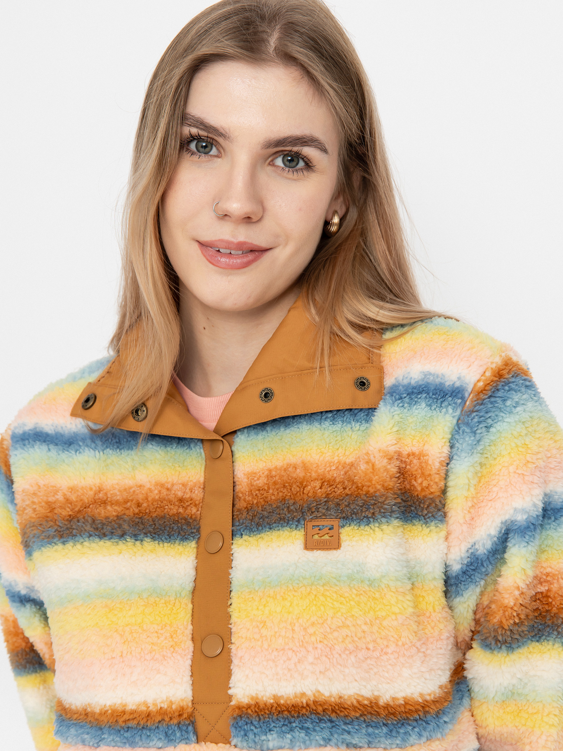 Billabong Switchback Pullover Wmn Fleece - multicolor (blue shadow)