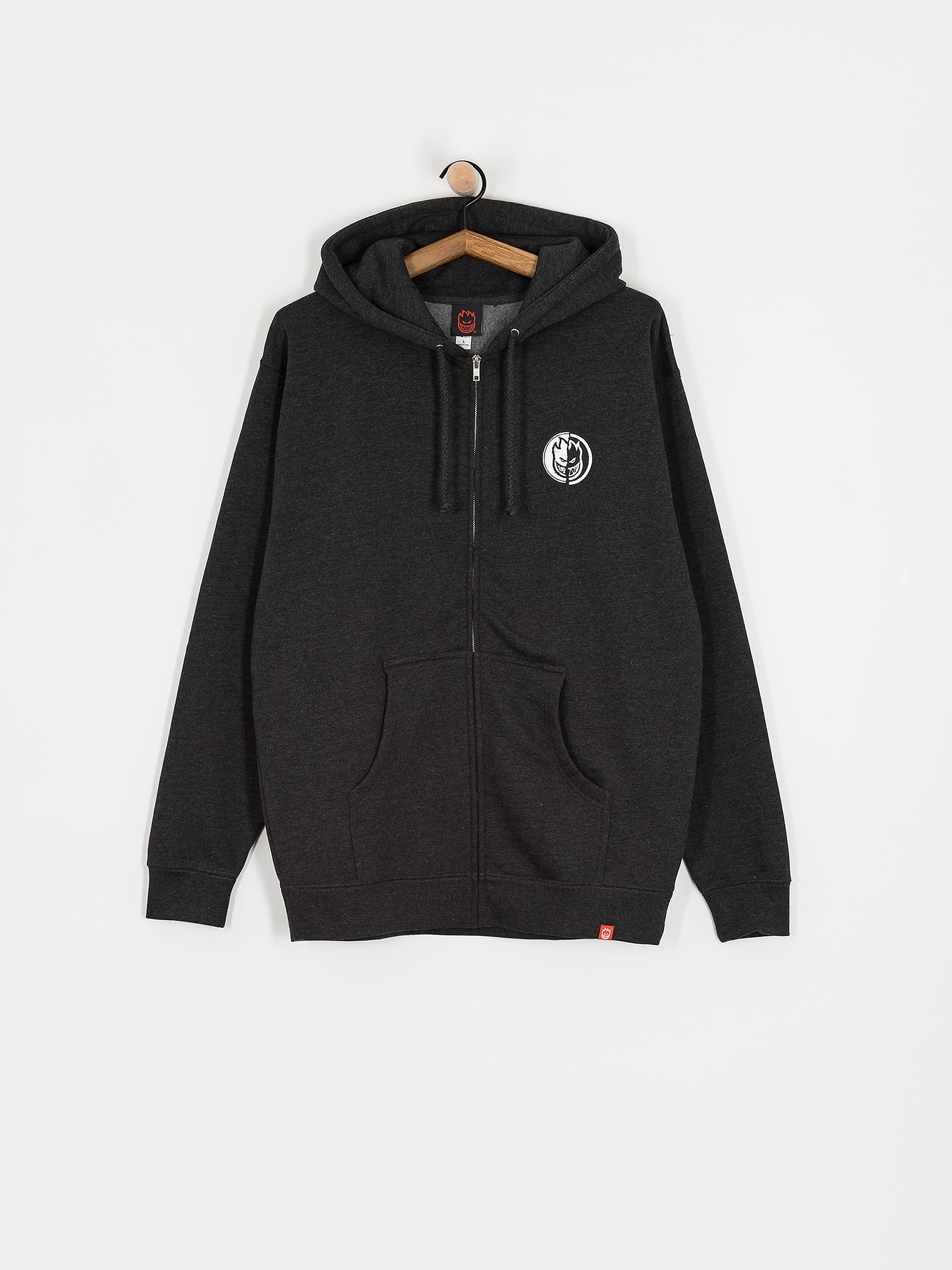 Spitfire Yin Yang ZHD Hoodie (charcoal/black)