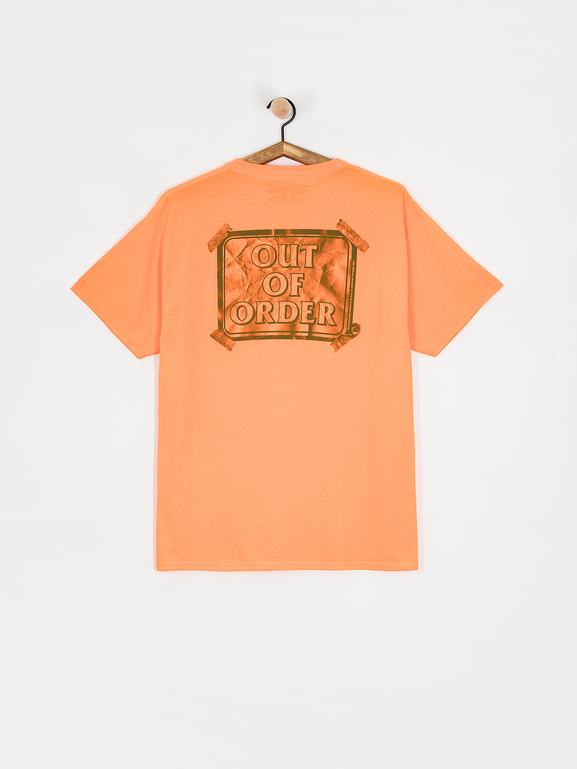 Antihero Pkt Out Of Order T-Shirt (sft orange)