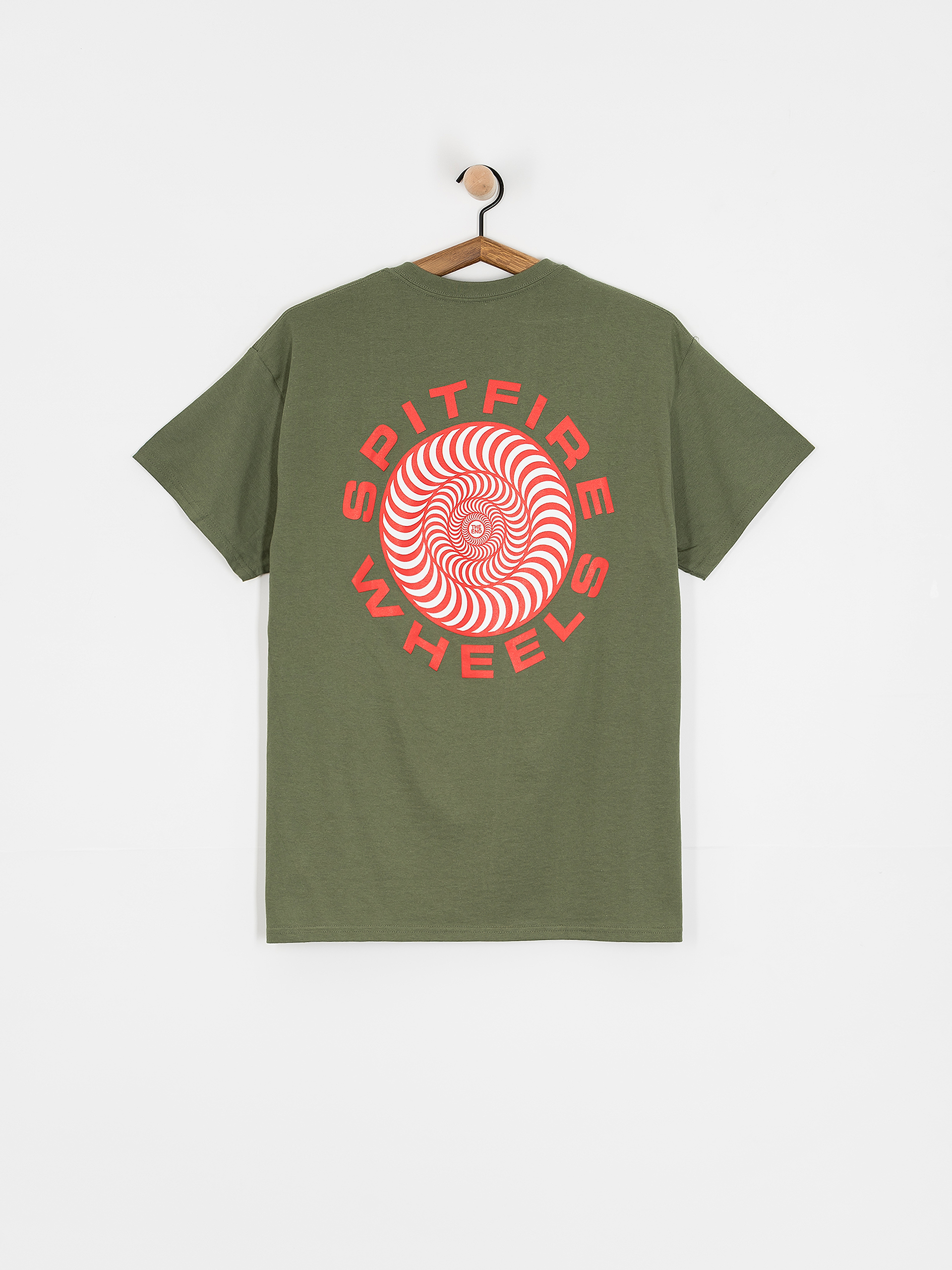 Santa Cruz Opus Dot Stripe T-Shirt - green (sea kelp)