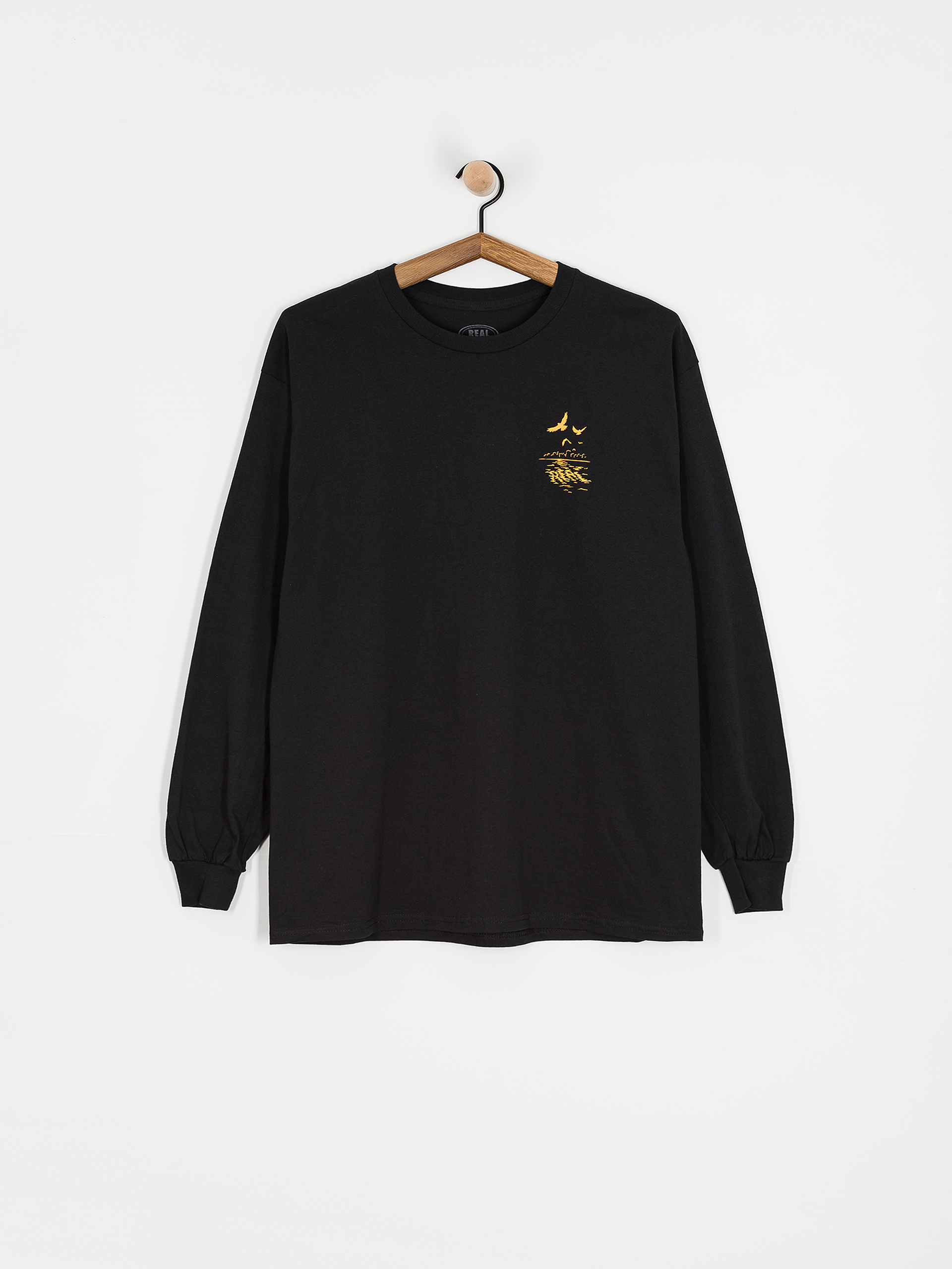 Real Commute Longsleeve (black/orange)