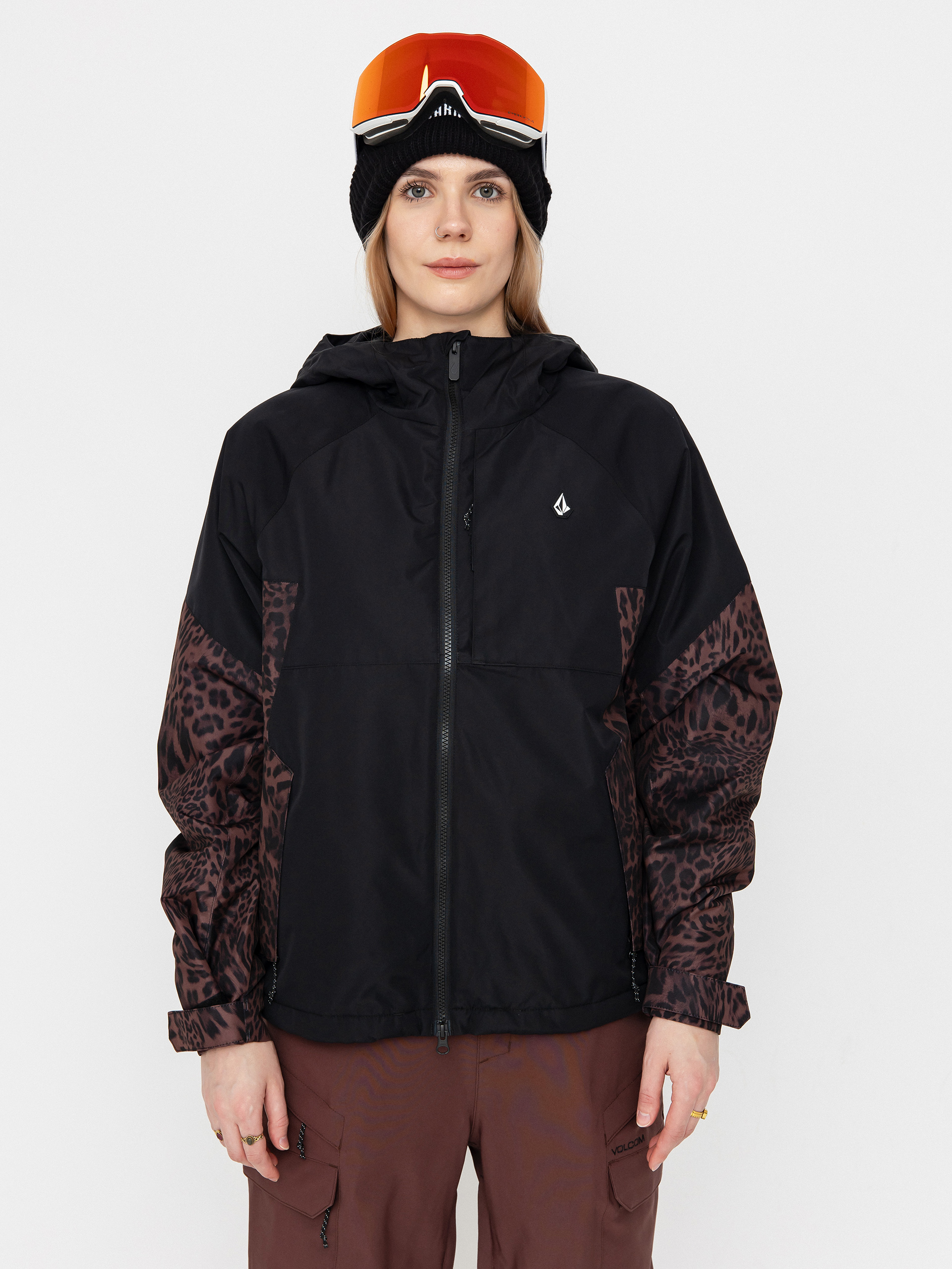 Womens Volcom Snowboard jacket Agate Ins (black)