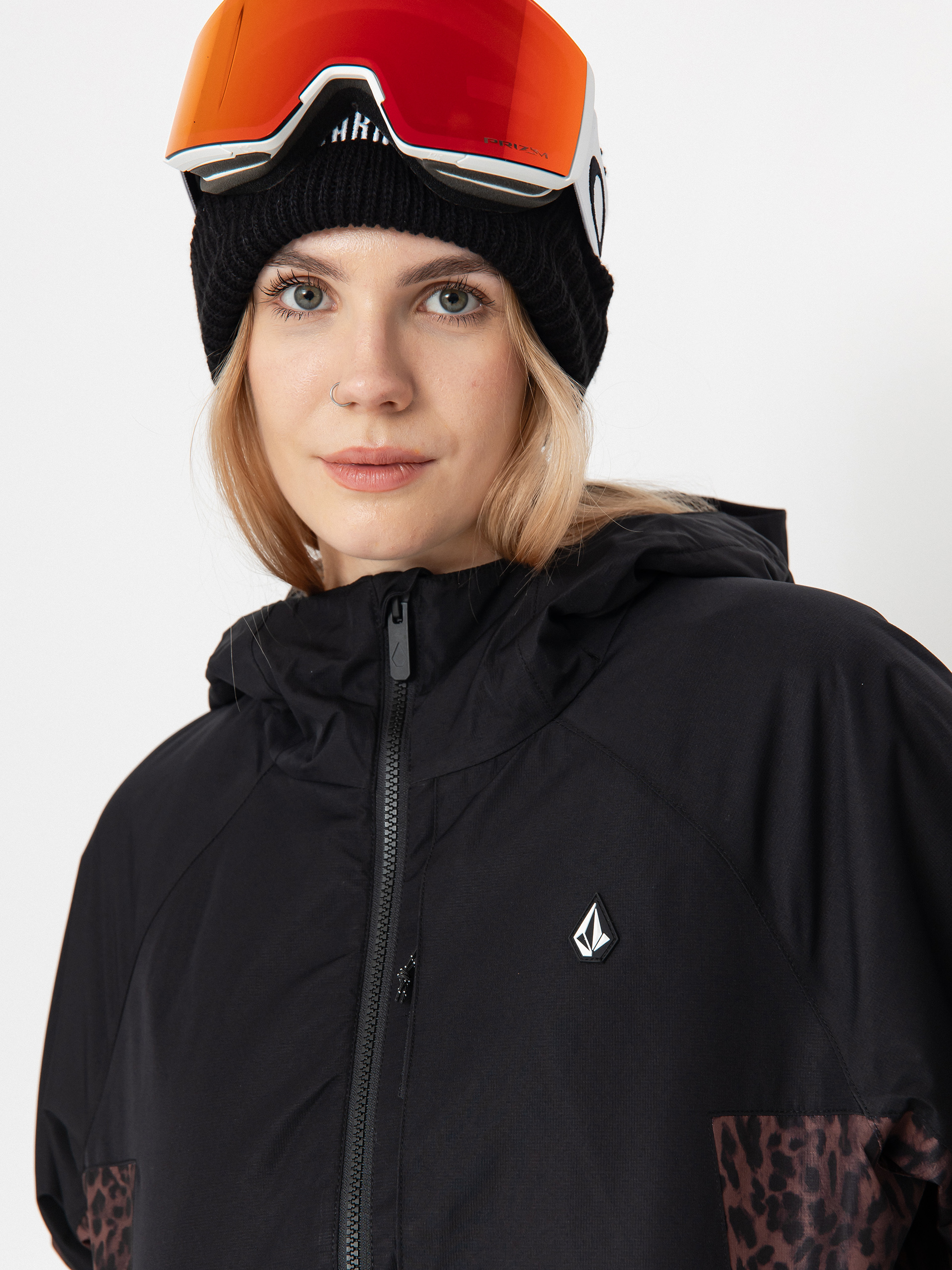 Womens Volcom Snowboard jacket Agate Ins (black)