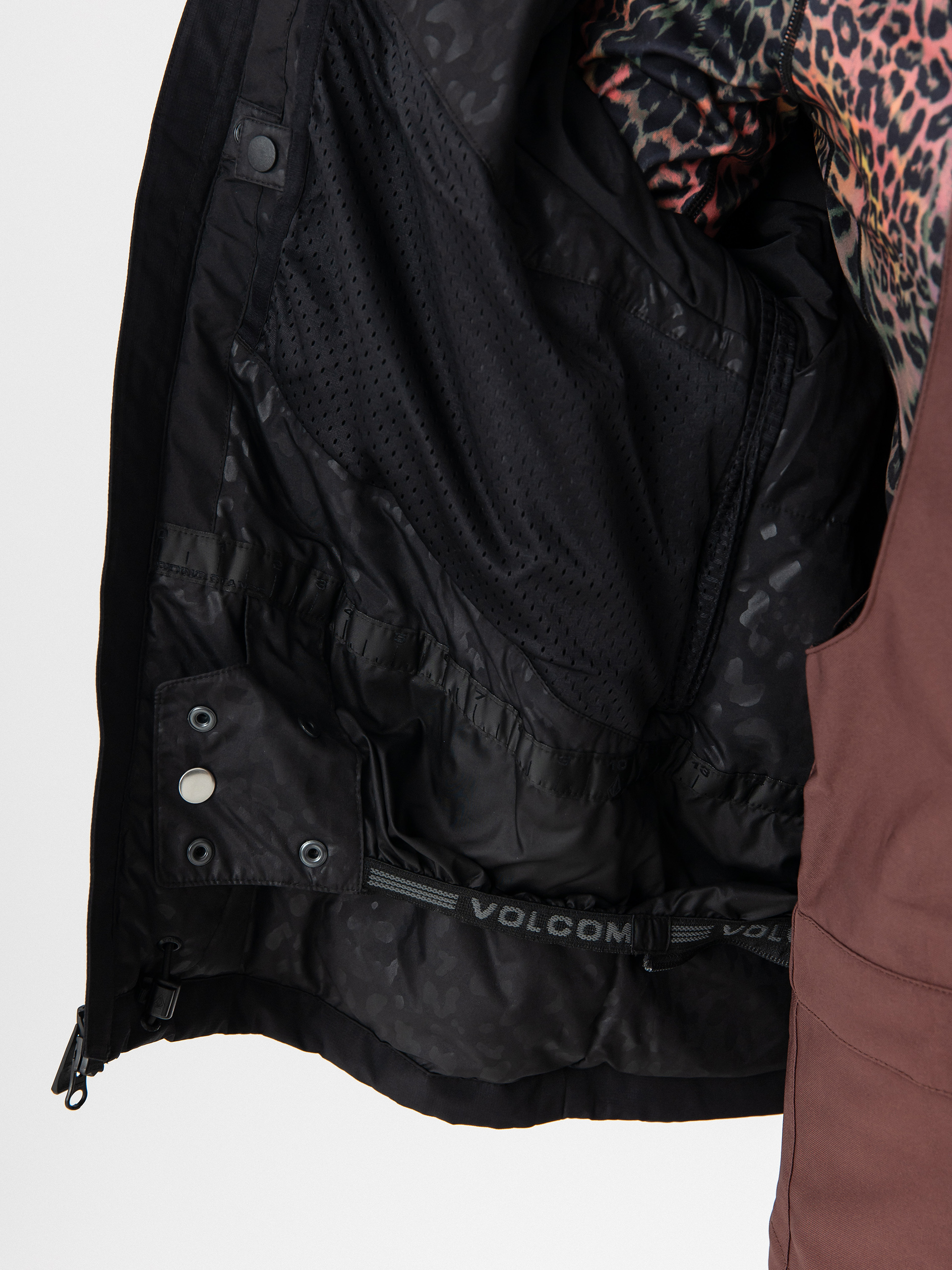 Womens Volcom Snowboard jacket Agate Ins (black)