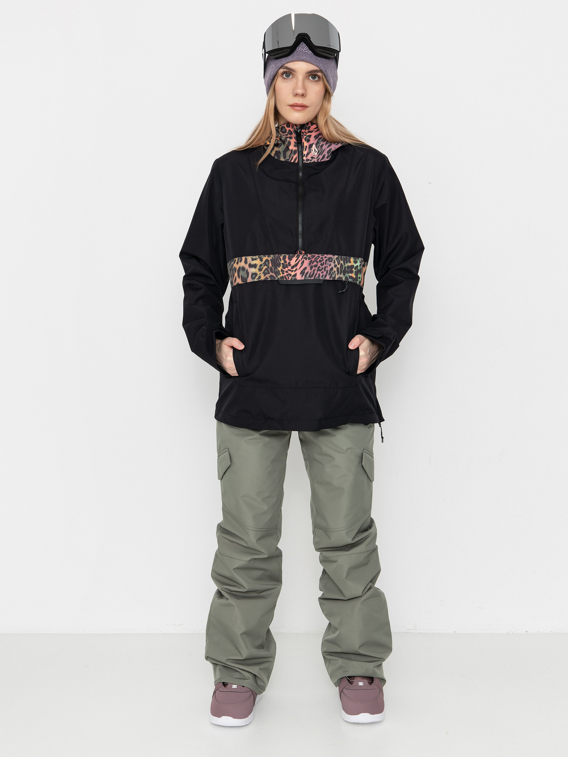 Volcom Snowboard Jacke Ashfield Pullover Wmn (black)