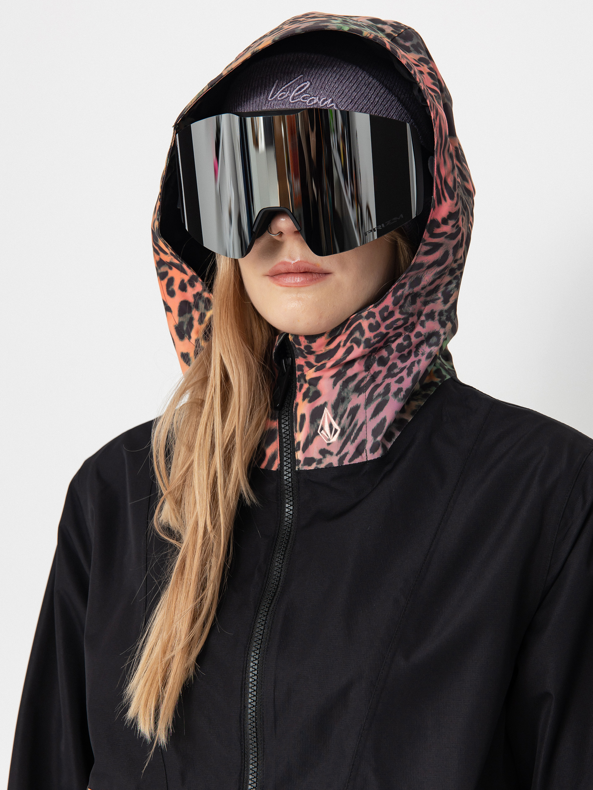 Womens Volcom Snowboard jacket Ashfield Pullover (black)