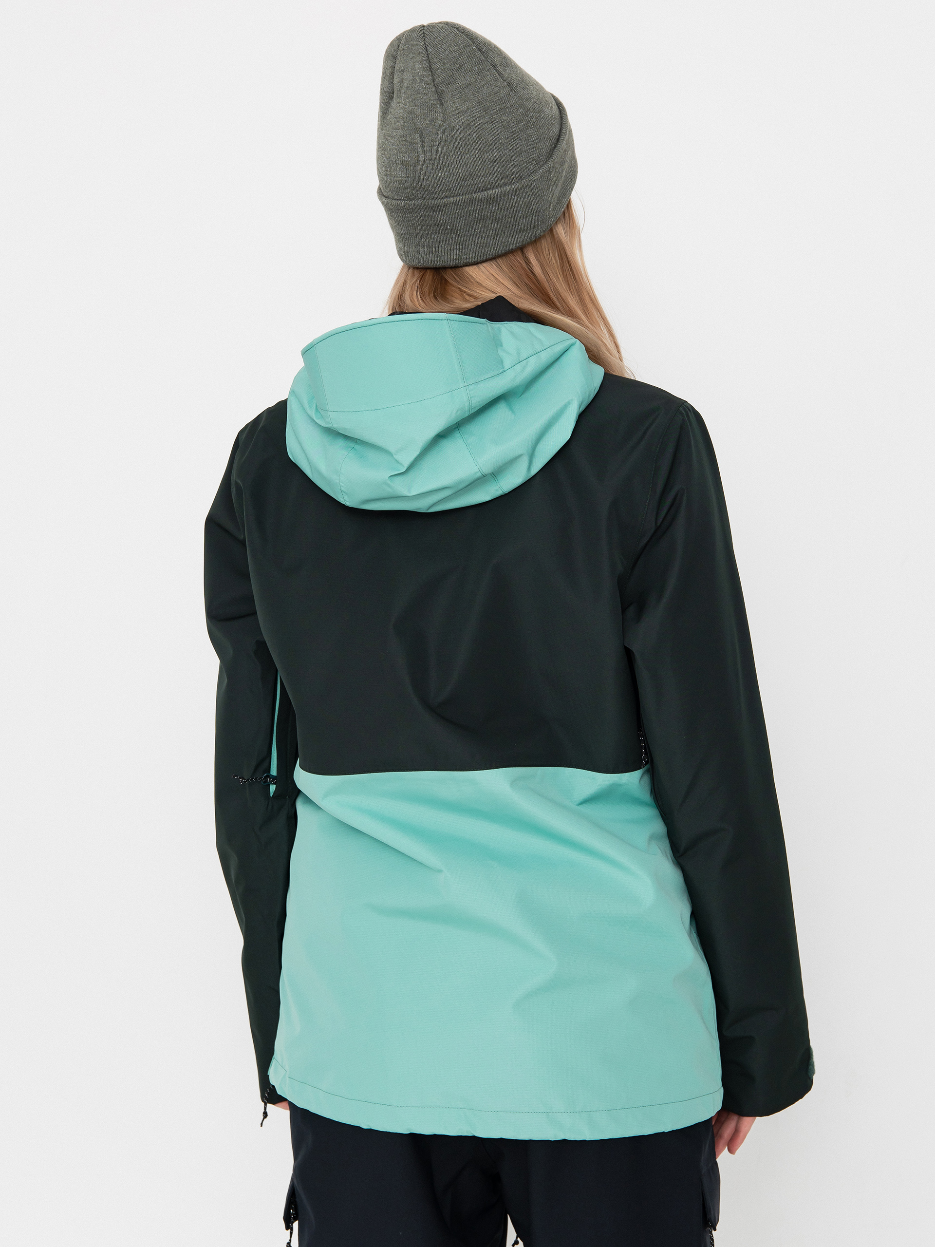 Volcom Snowboard jacket Ashfield Pullover Wmn - black, green (wasabi)