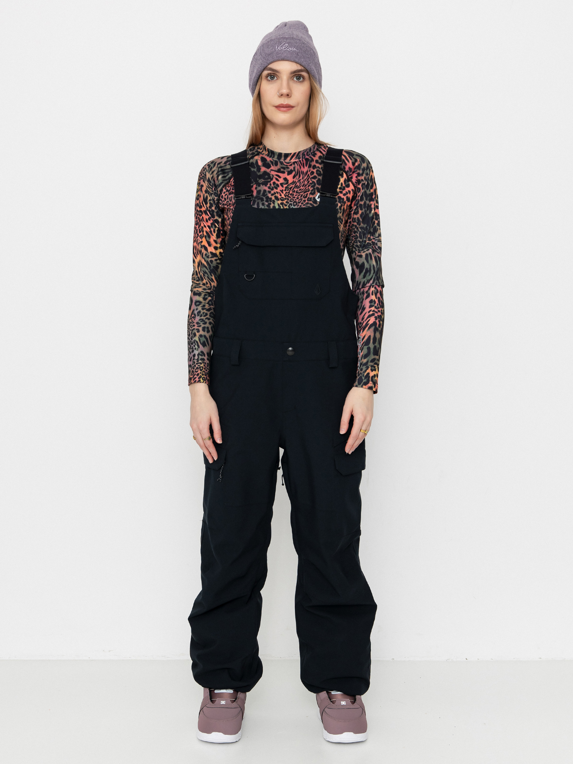 Volcom Snowboard Hose Creston 3D Stretch Bib Overall Wmn (black)