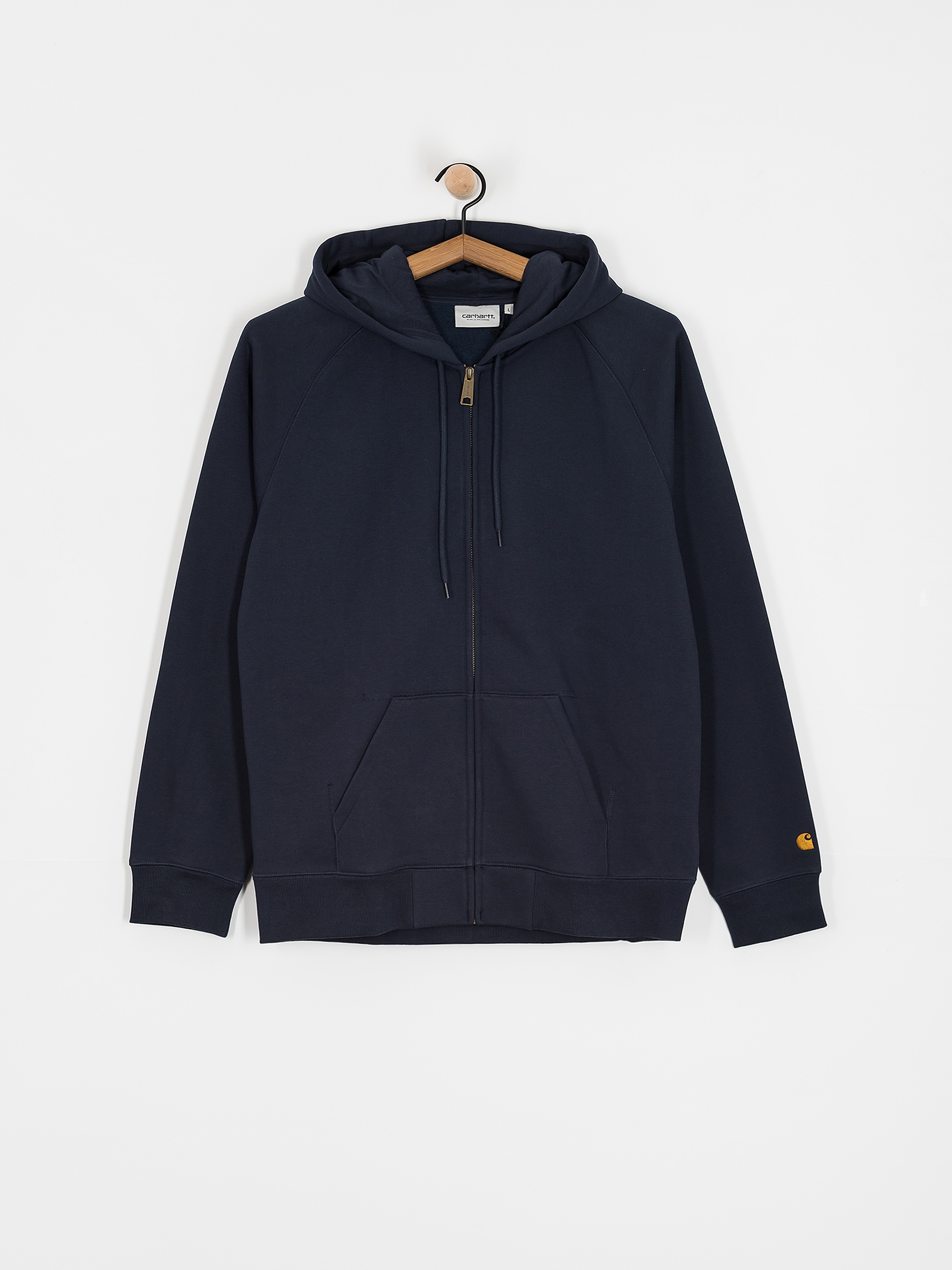 Carhartt WIP Chase ZHD Hoodie - navy blue (mizar/gold)