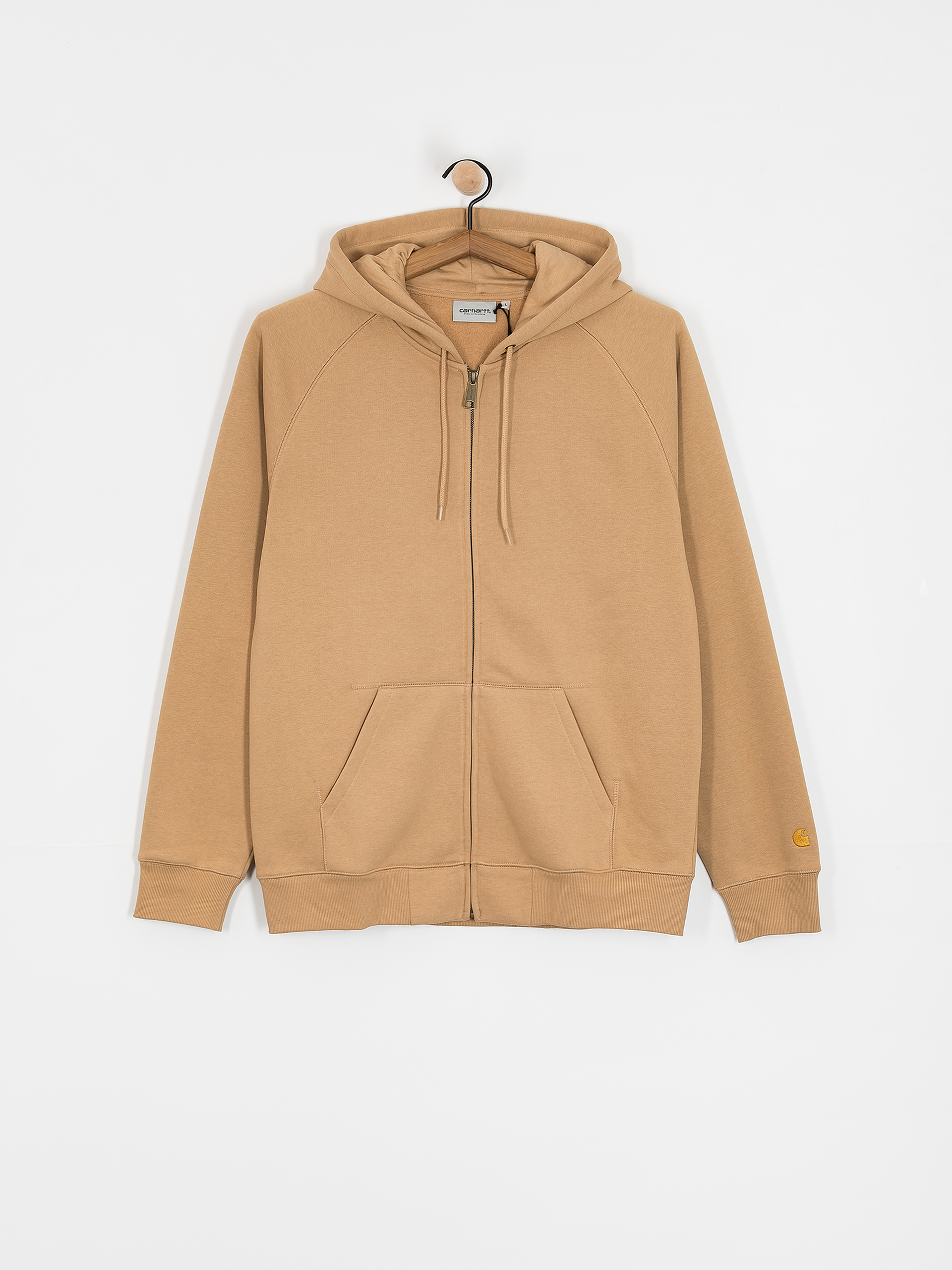 Carhartt WIP Chase ZHD Hoodie - brown (dusty h brown/gold)