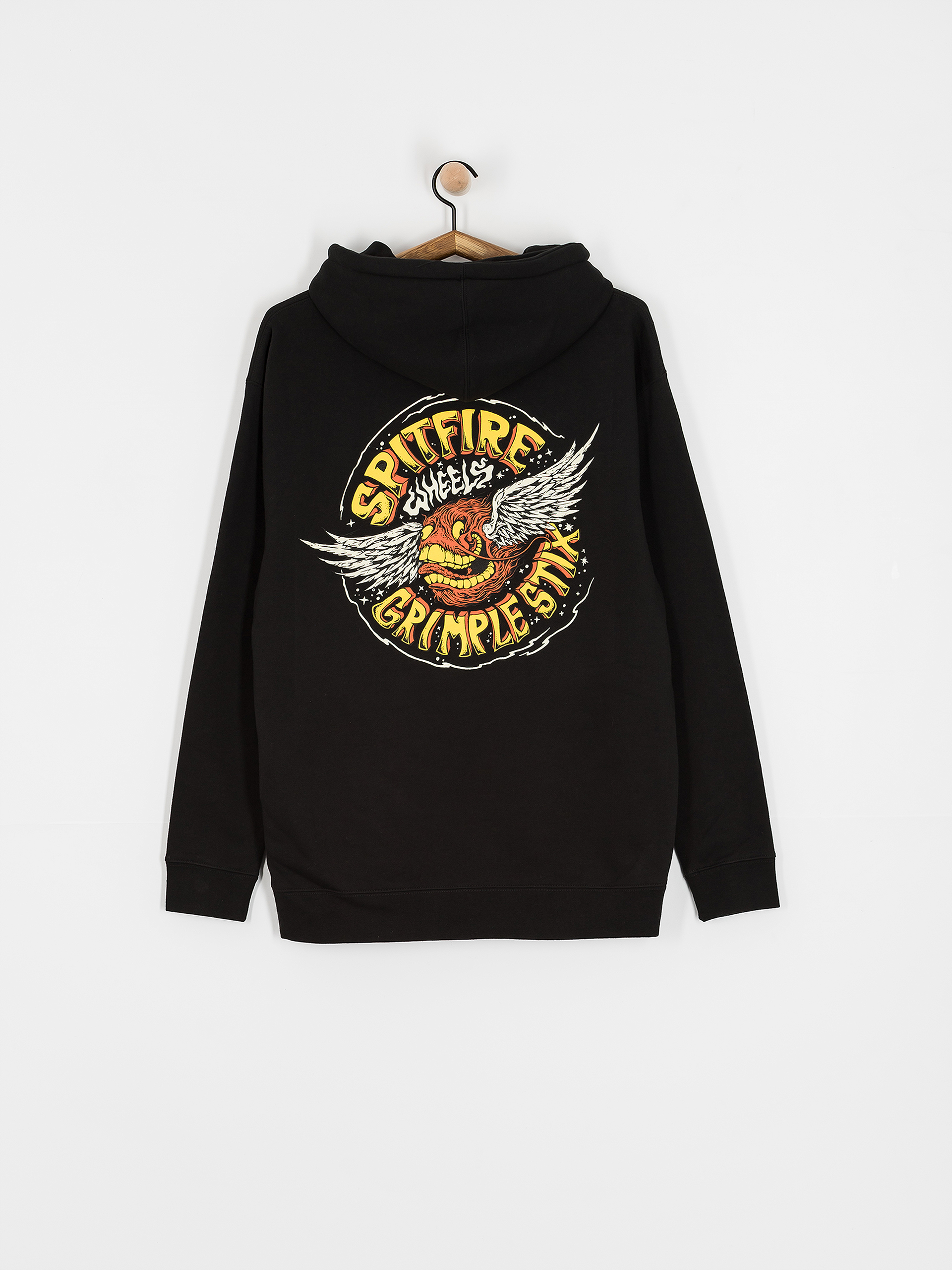 Spitfire Hoodie Flying Grimple HD (black)