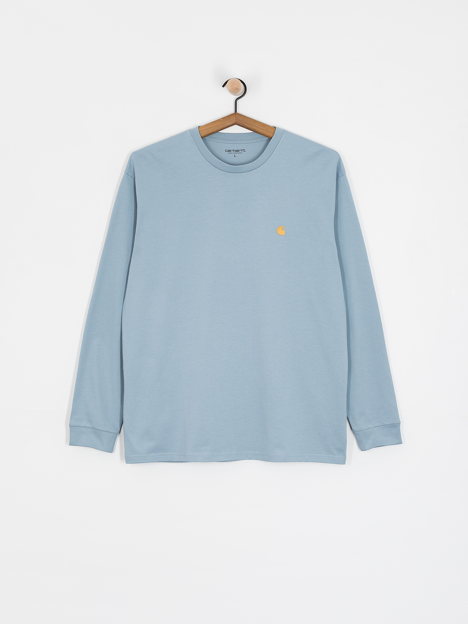 Carhartt WIP Chase Longsleeve (frosted blue/gold)