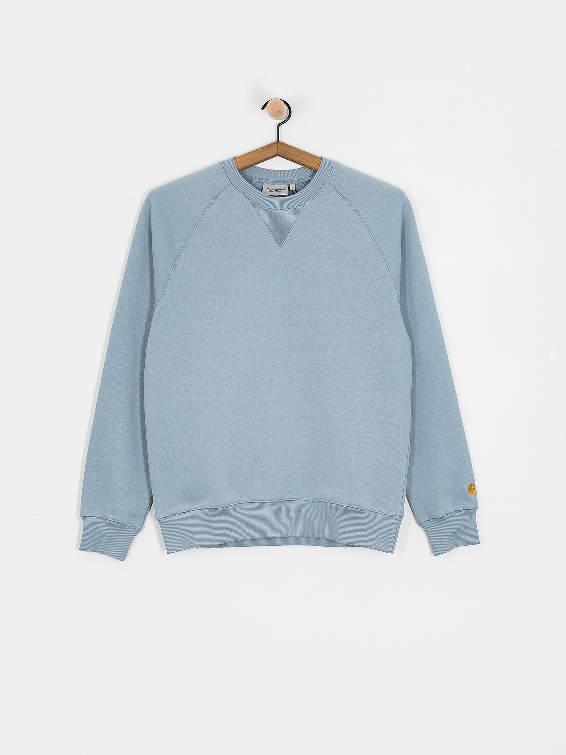 Carhartt WIP Chase Sweatshirt (frosted blue/gold)