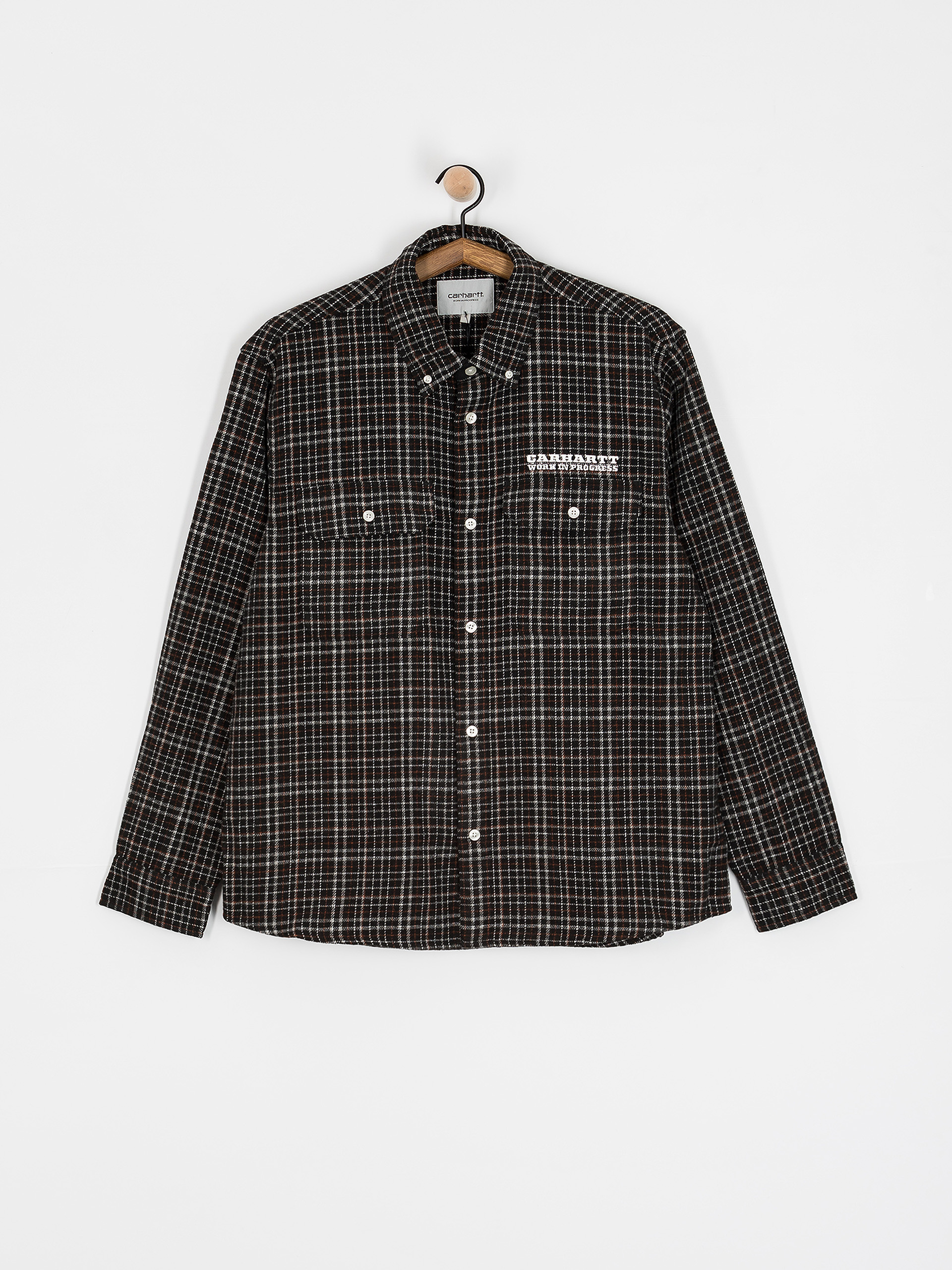 Carhartt WIP Runaway Millett Hemd (millett check black/wax)