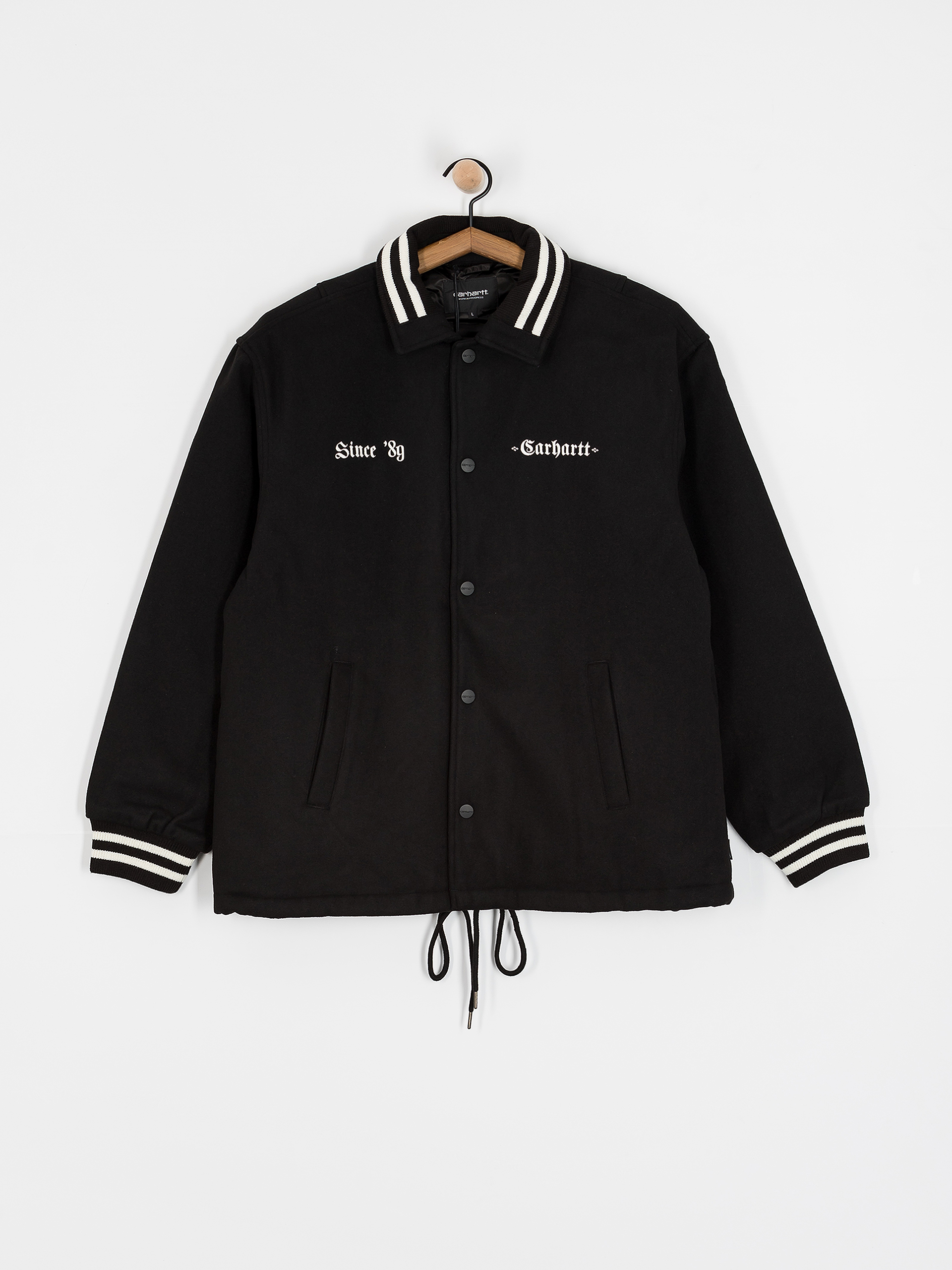 RHC×NEW ERA×chilax / wool coach JKT Carhartt WIP Wool Coach Jacket - black (black/wax)