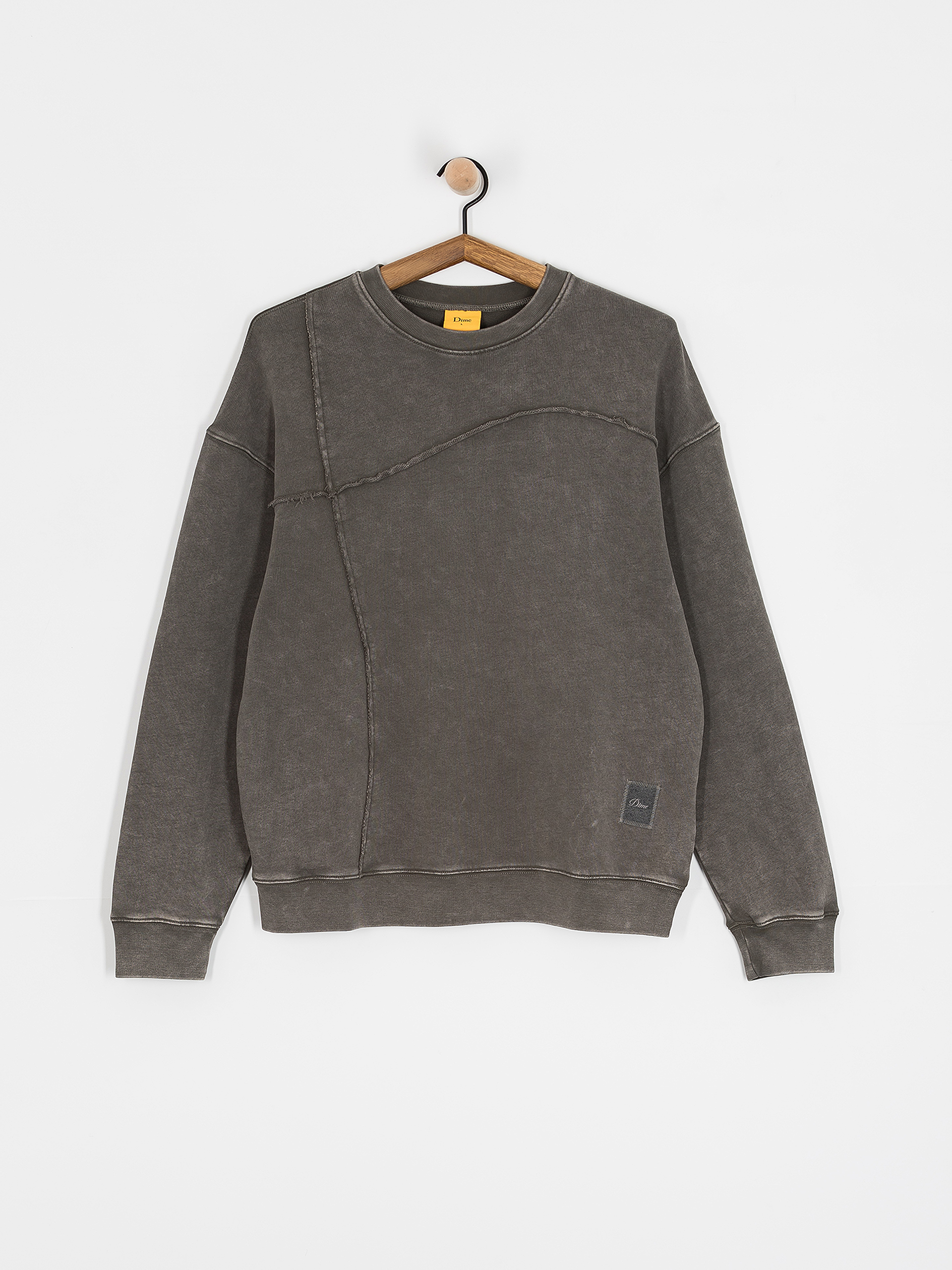 【DIME】REVERSE STITCH CREWNECK CHARCOAL WASHED 4rDfkxqosdTHTeEnm5u4_DIMEHO247