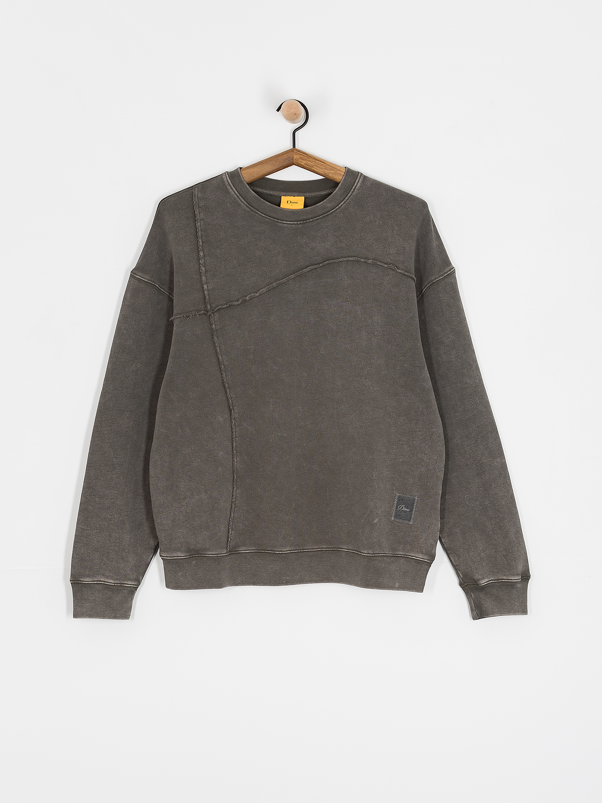 Dime Reverse Stitch Sweatshirt (charcoal washed)