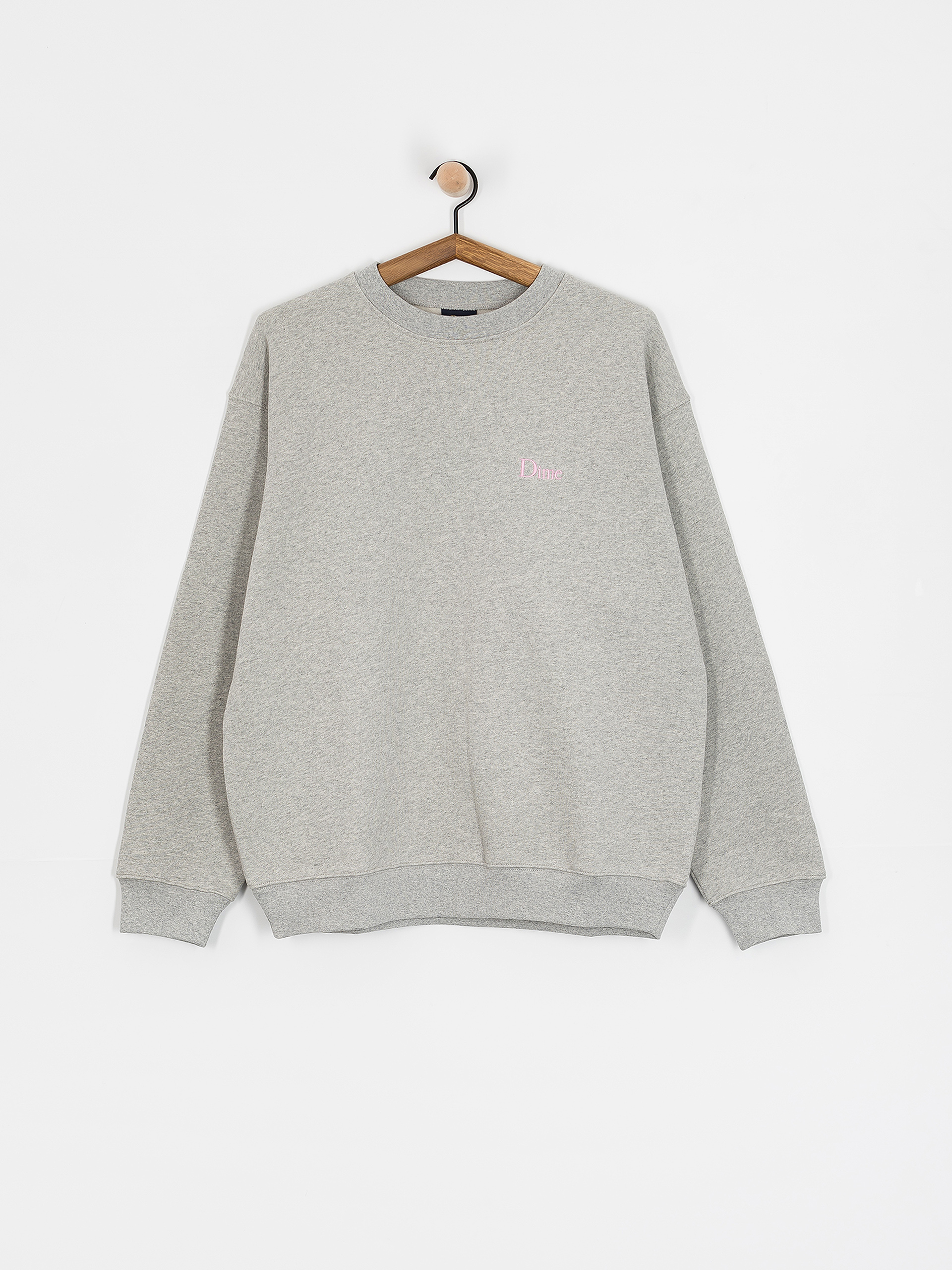 Dime Classic Small Logo Sweatshirt (heather gray)