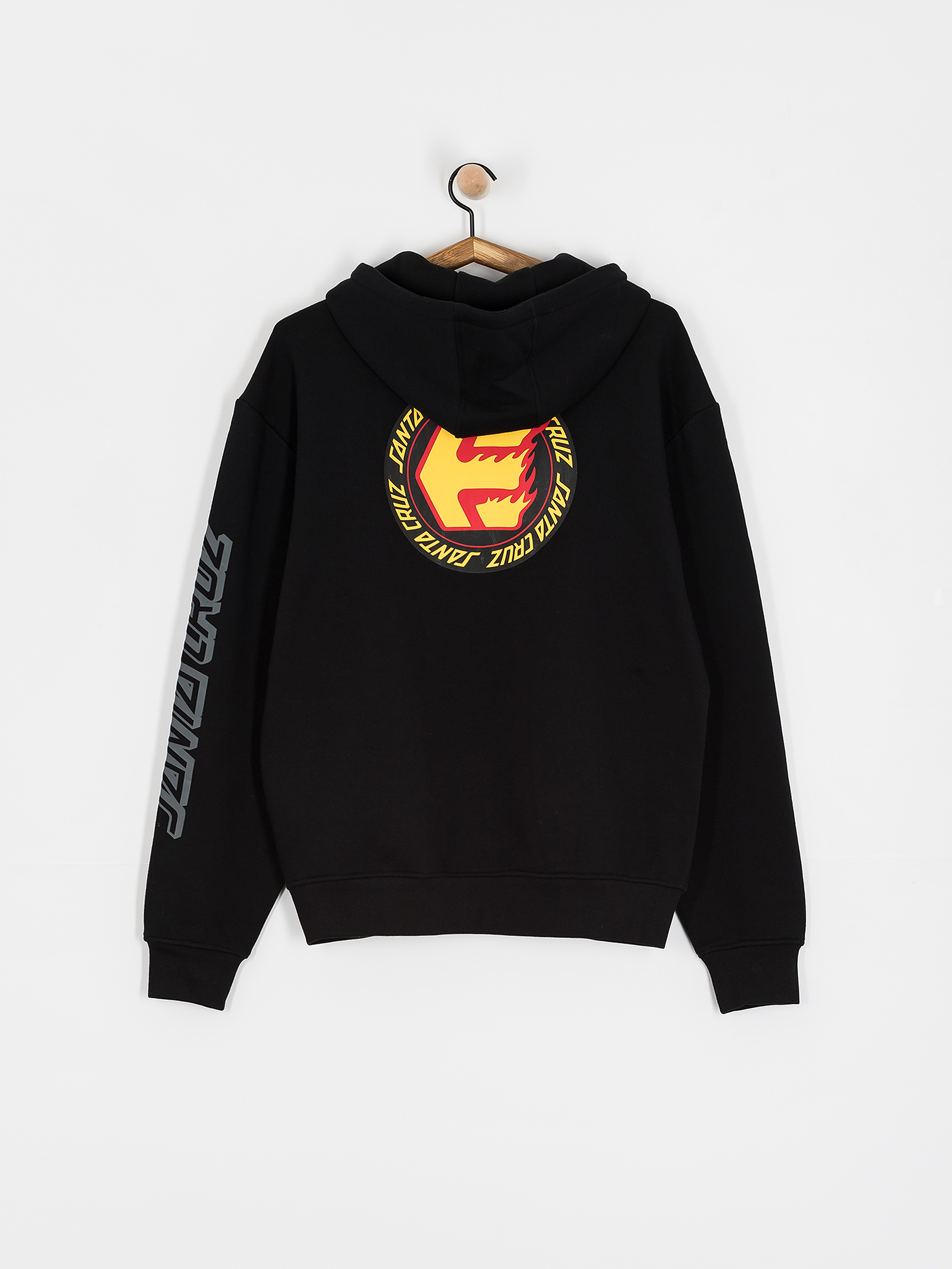 Mens Etnies Sc Flame Tech HD Active sweatshirt (black)