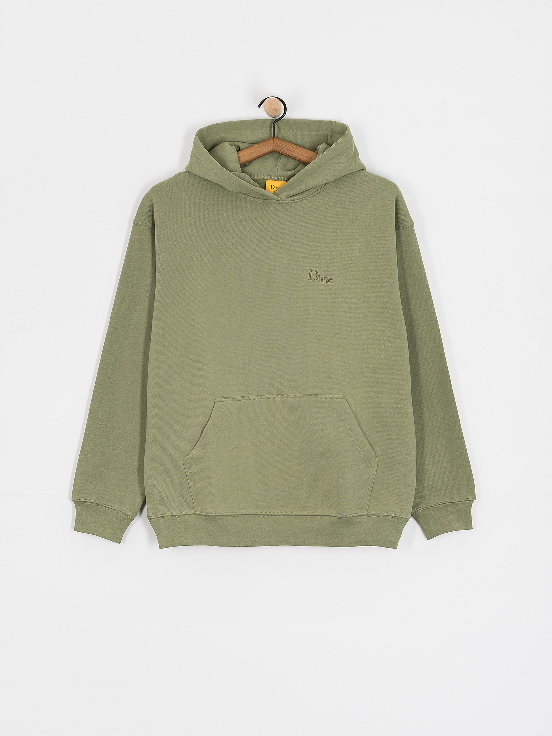 Dime Classic Small Logo HD Hoodie (warm khaki)