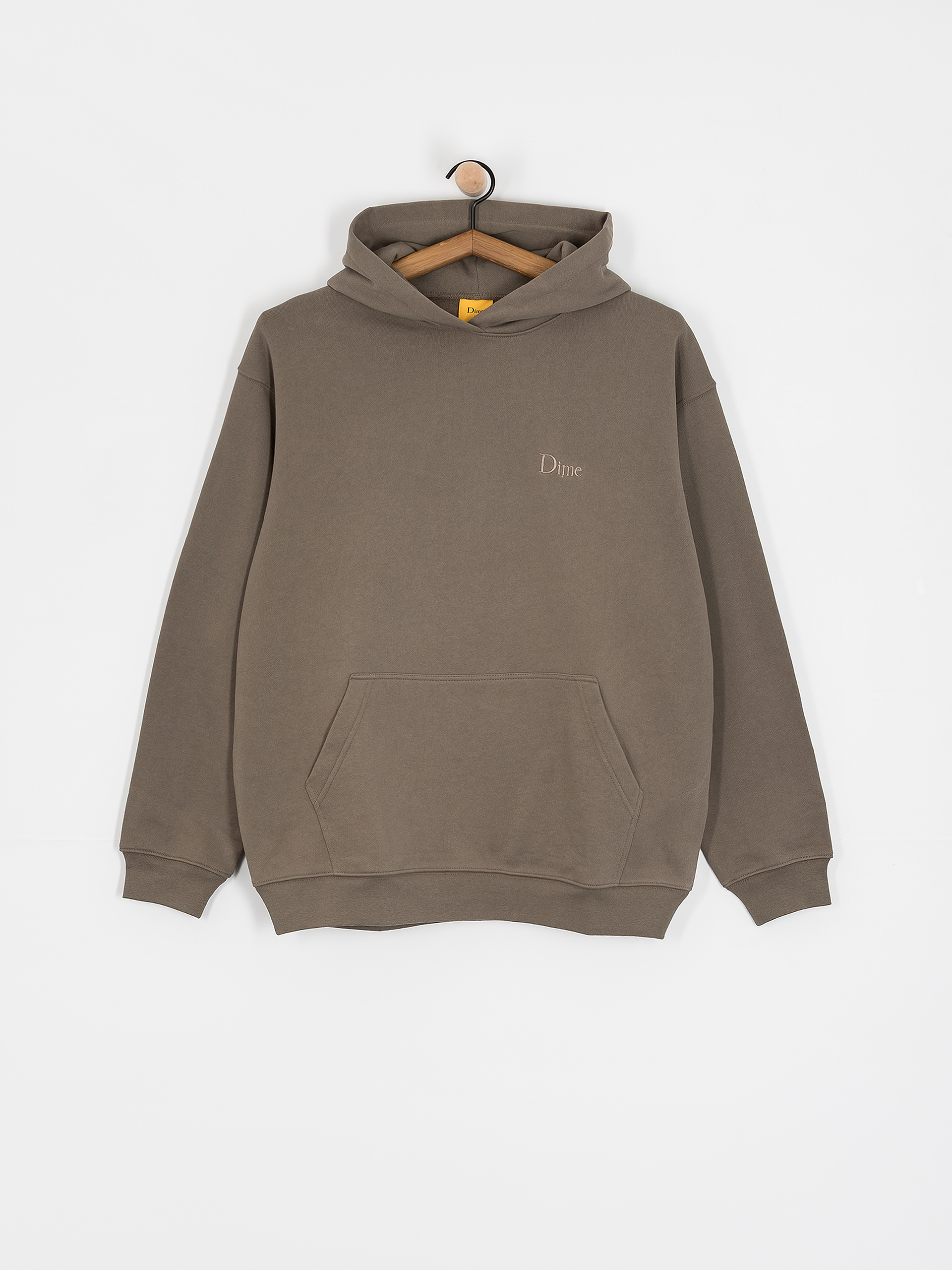 Dime Classic Small Logo HD Hoodie (deep sepia)