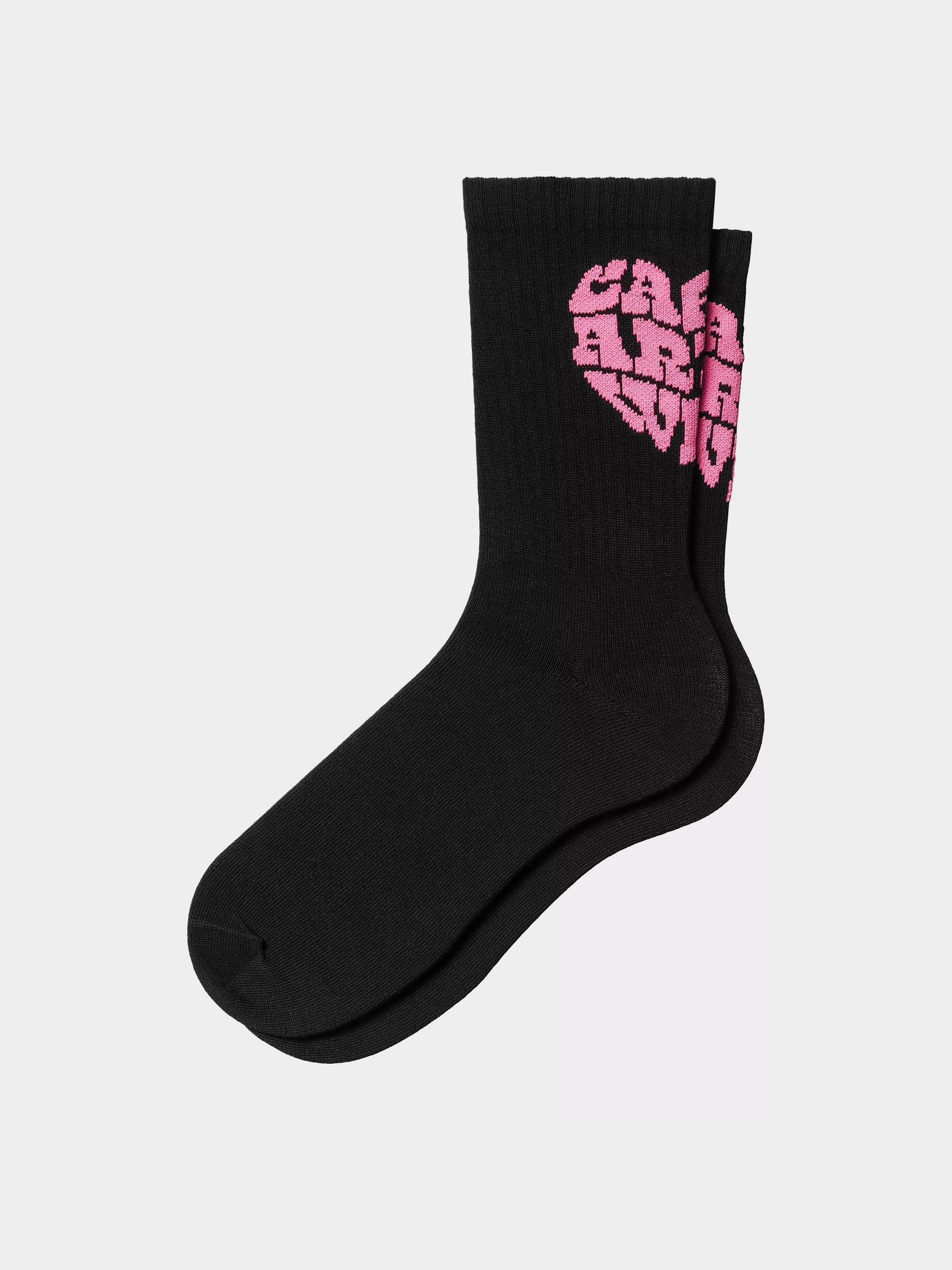 Carhartt WIP Socken Heartbreaker (black/lumo pink)