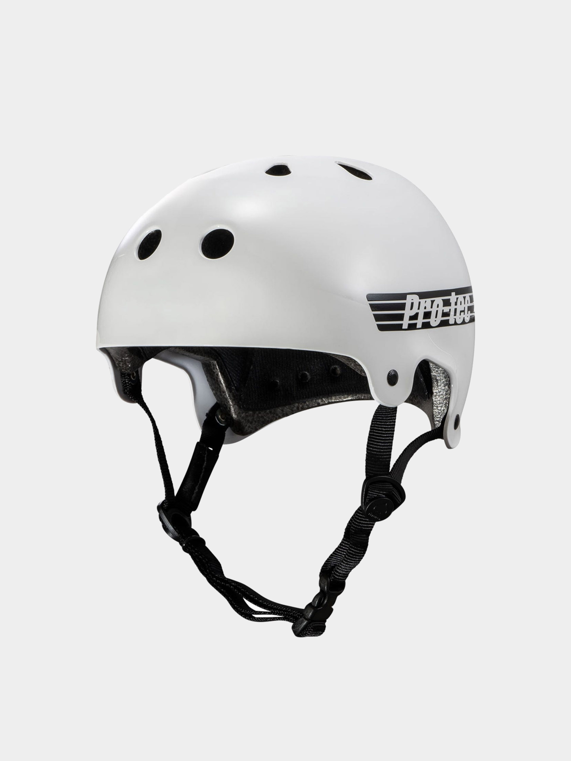 Pro Tec Helmet Old School Cert (gloss white)
