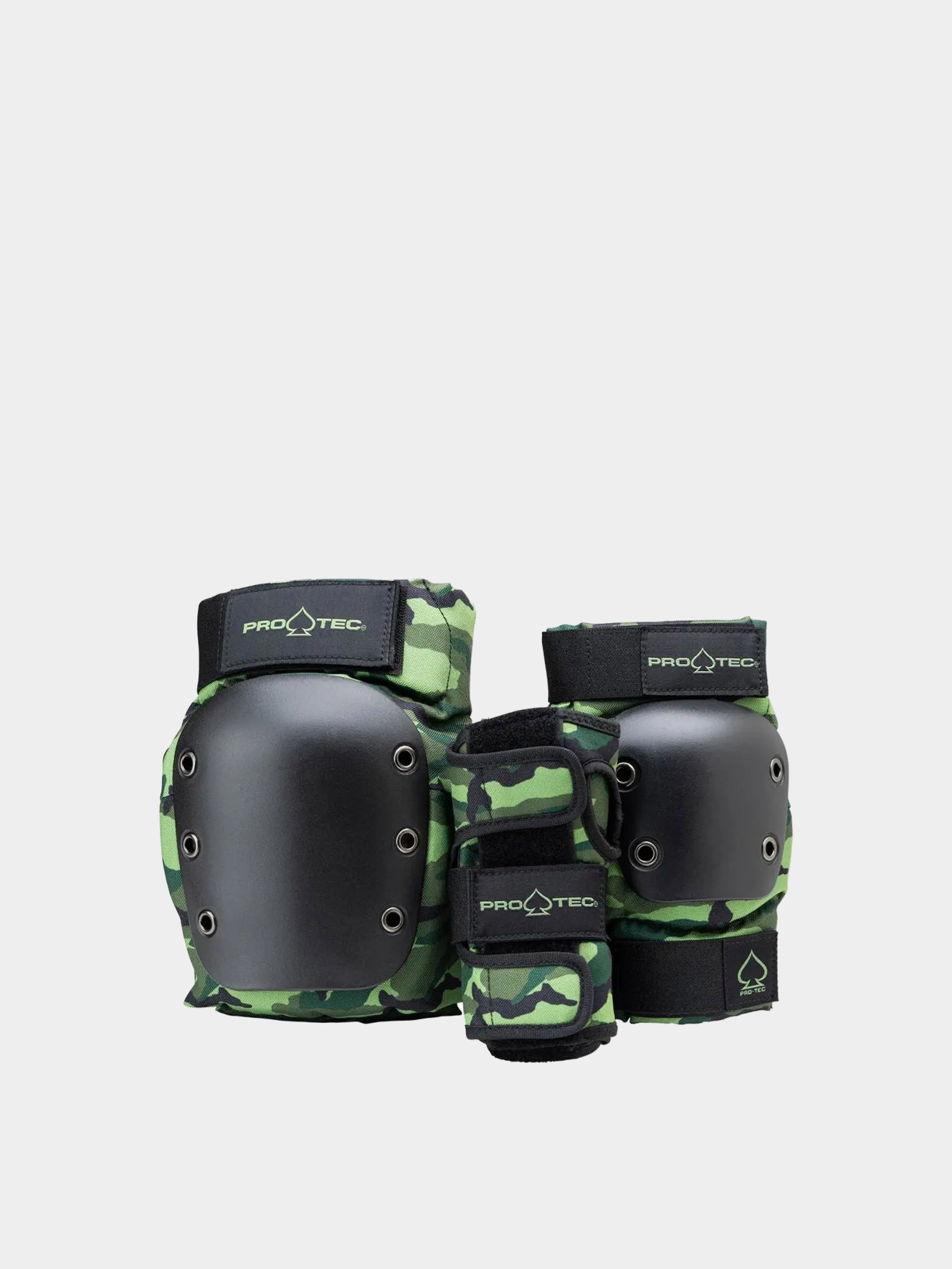 Pro Tec Protectors Street Adult 3 PK Pad Set Open (camo)