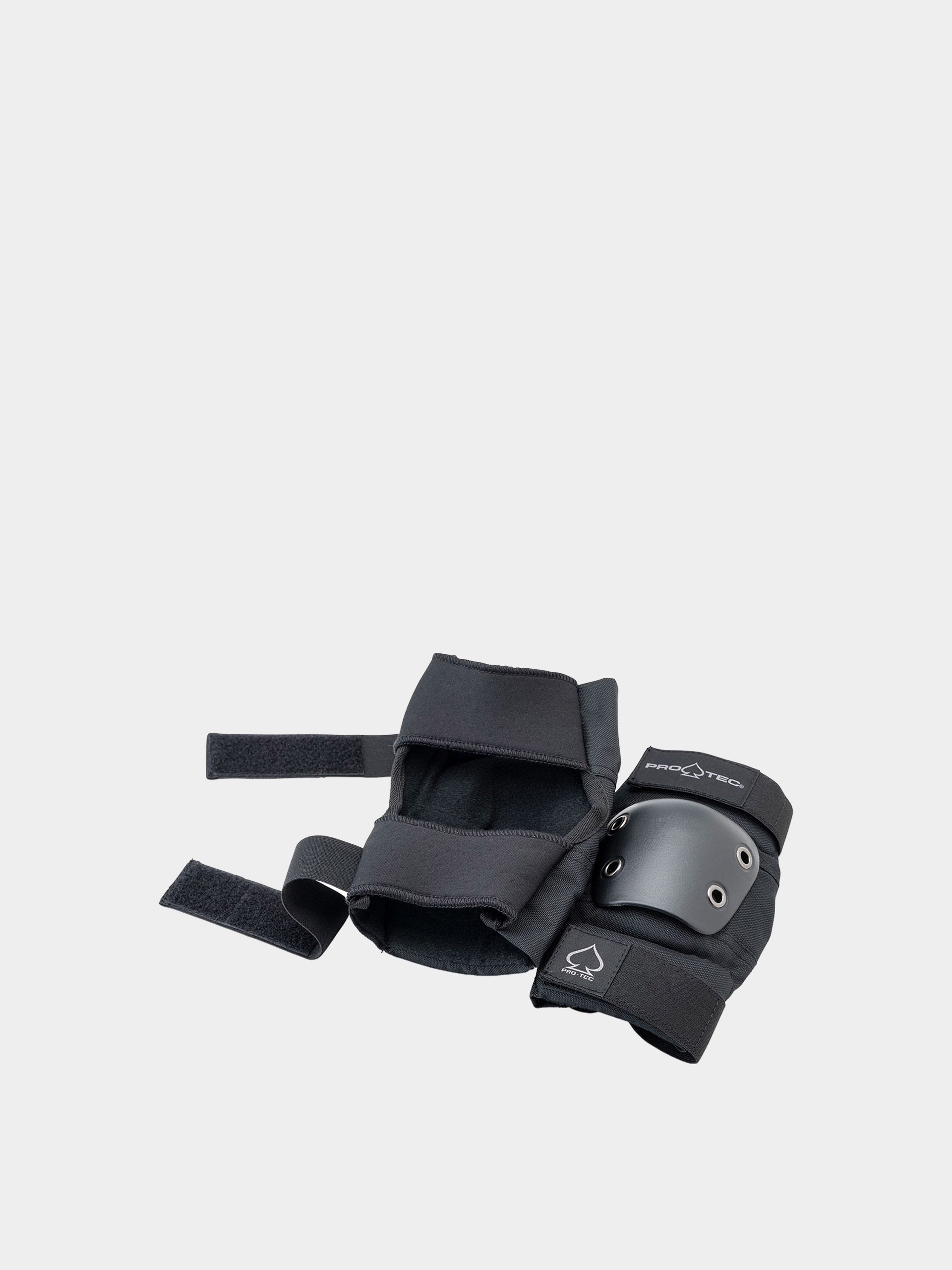 Pro Tec Street Knee Elbow Pad Set Open Protectors (black)
