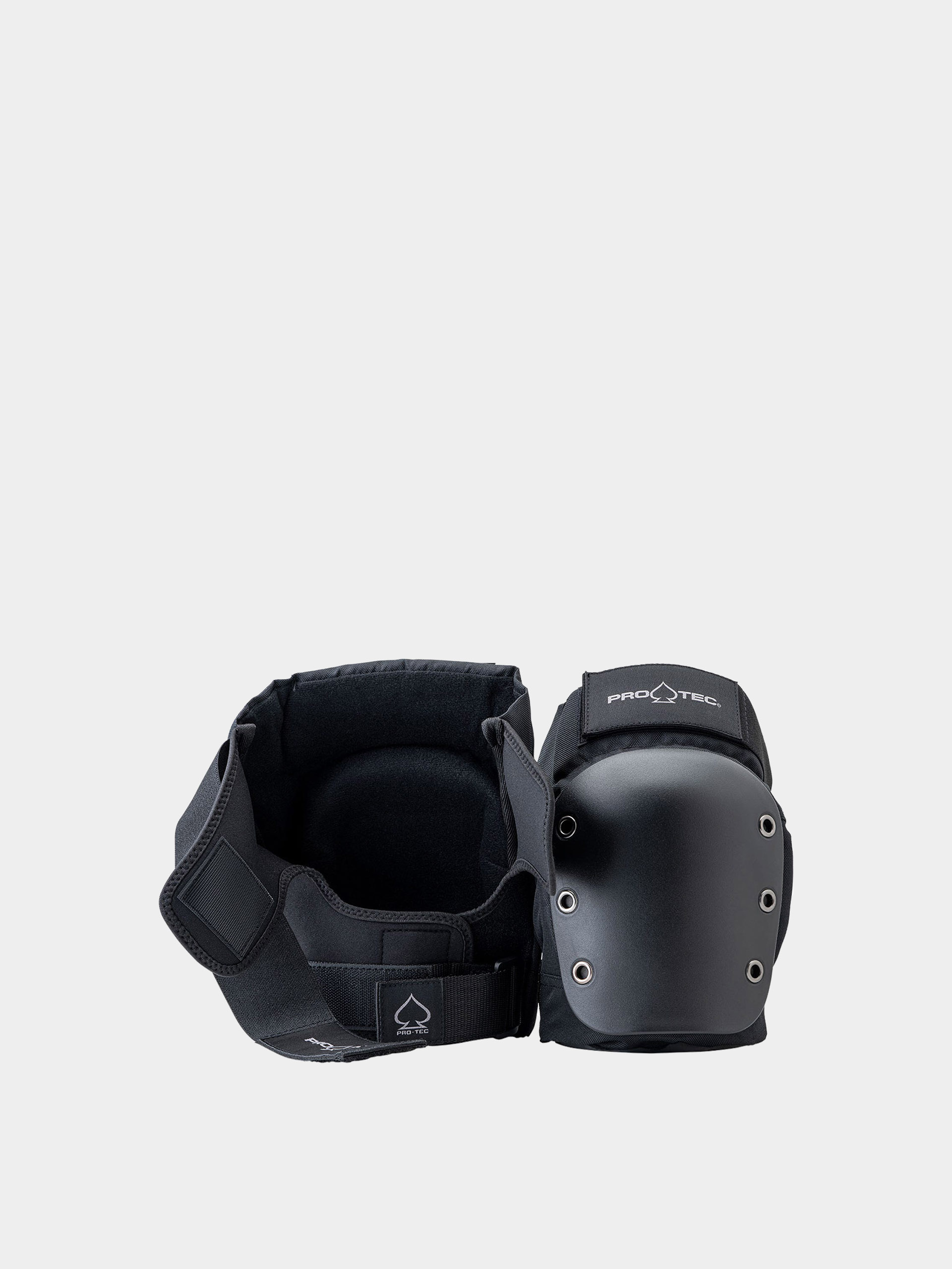Pro Tec Street Knee Elbow Pad Set Open Protectors (black)